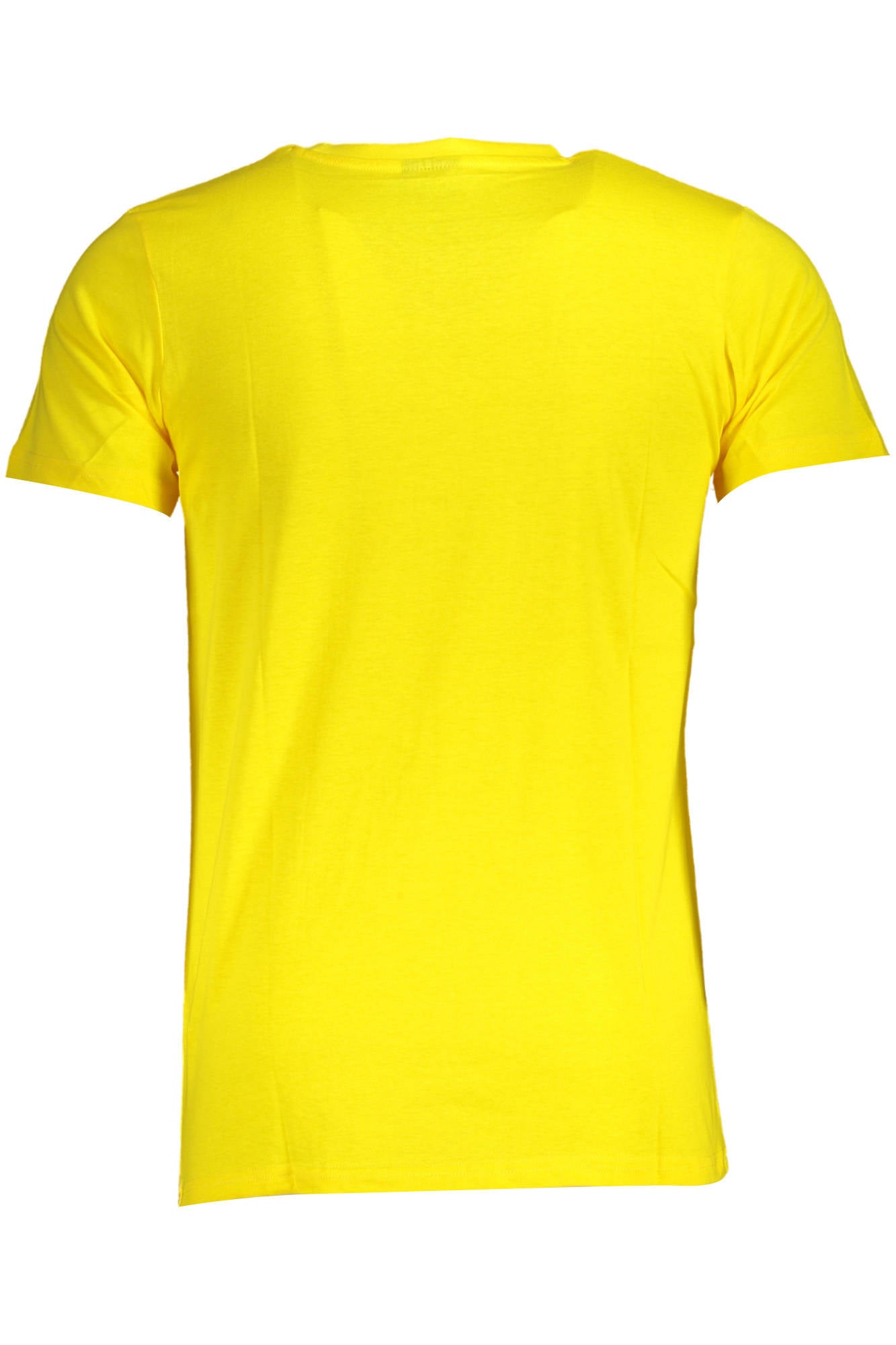 Yellow men's short sleeved t-shirt