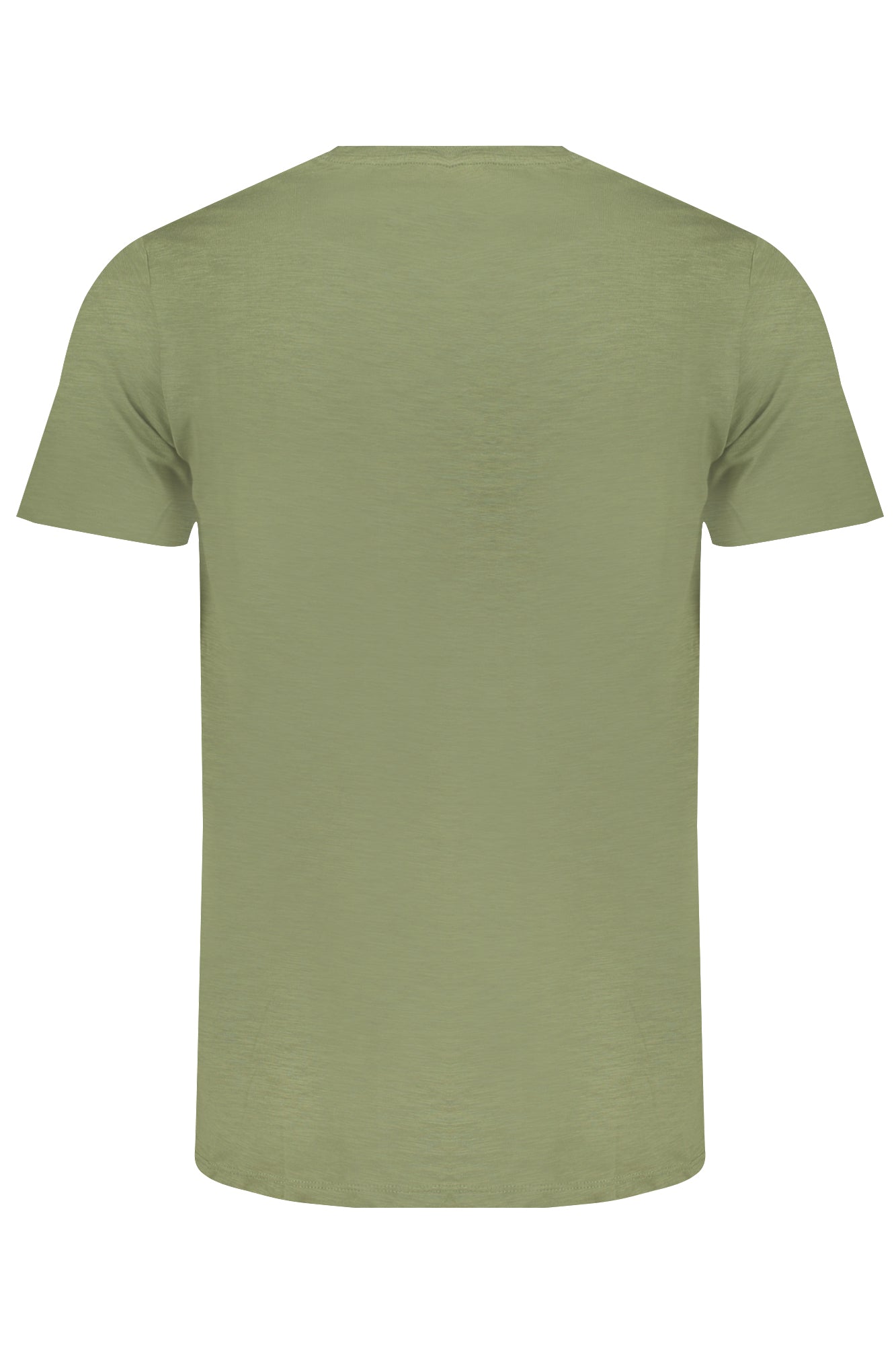 Green men's short sleeve t-shirt