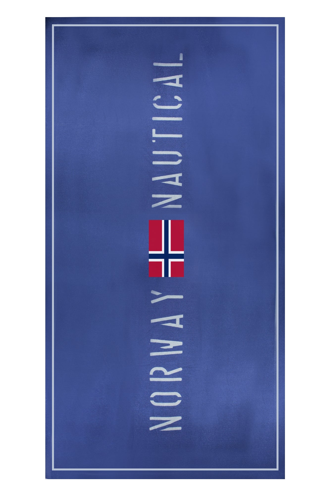 Unisex blue beach towel