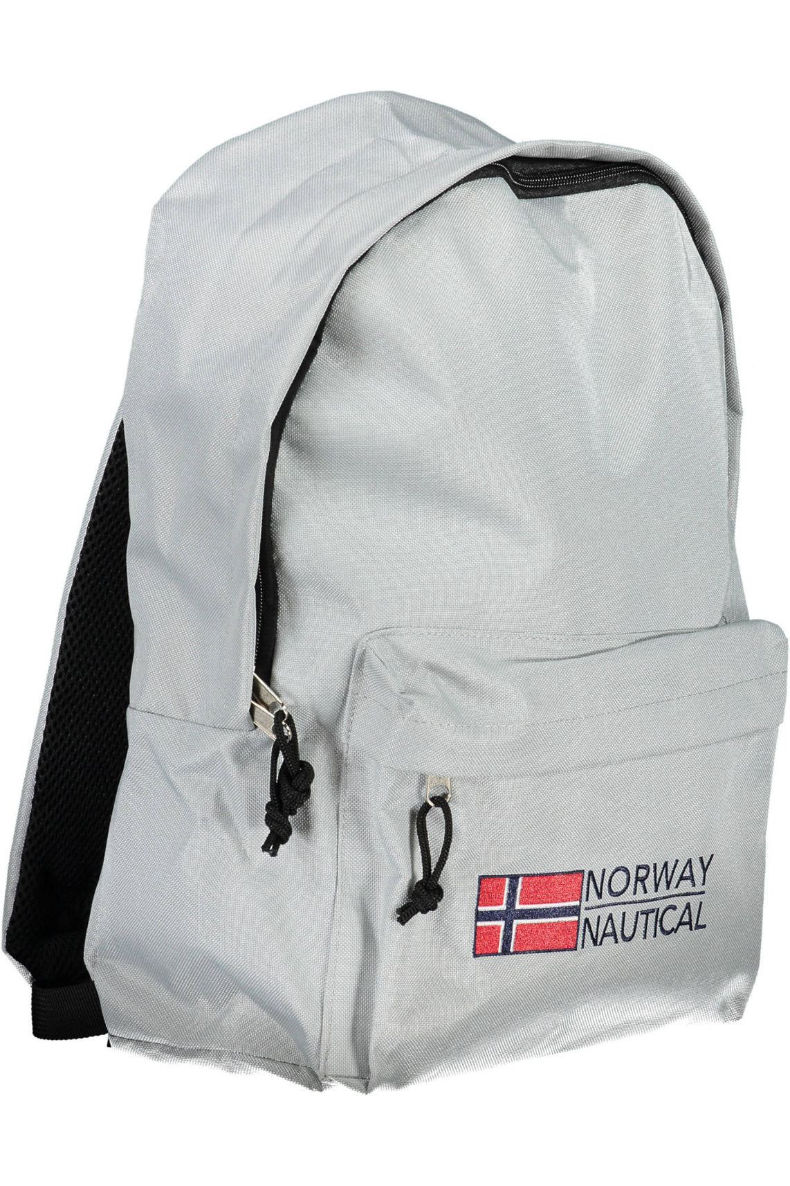 Gray man backpack