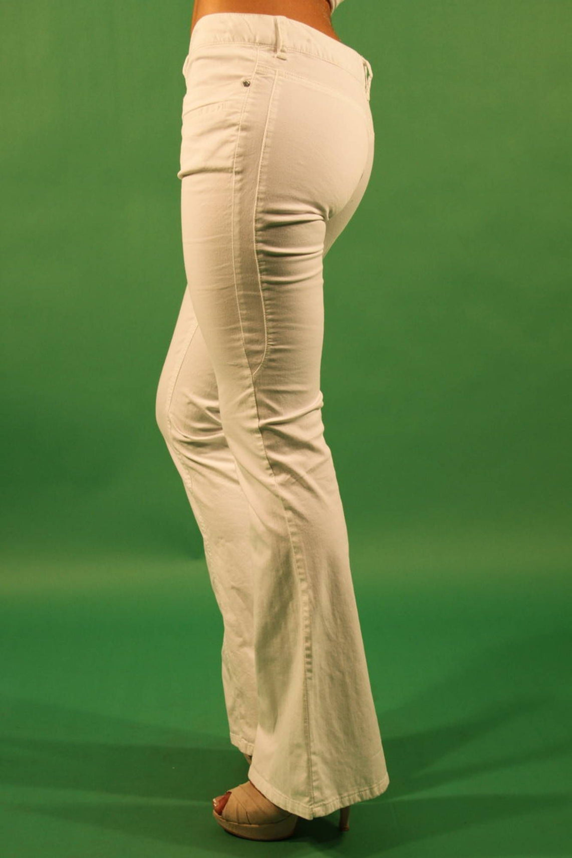 Women's white trousers