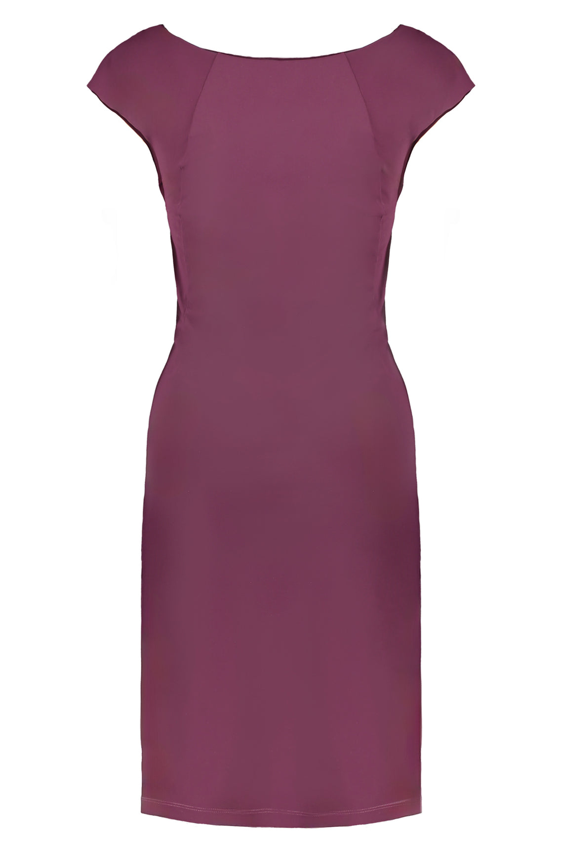 Women's classic purple dress
