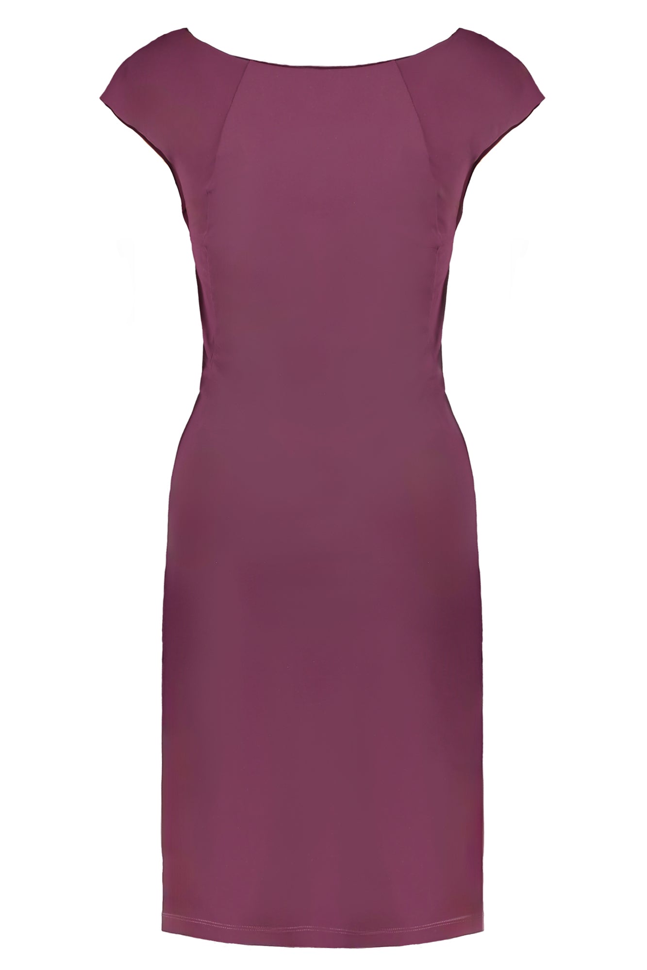 Women's classic purple dress