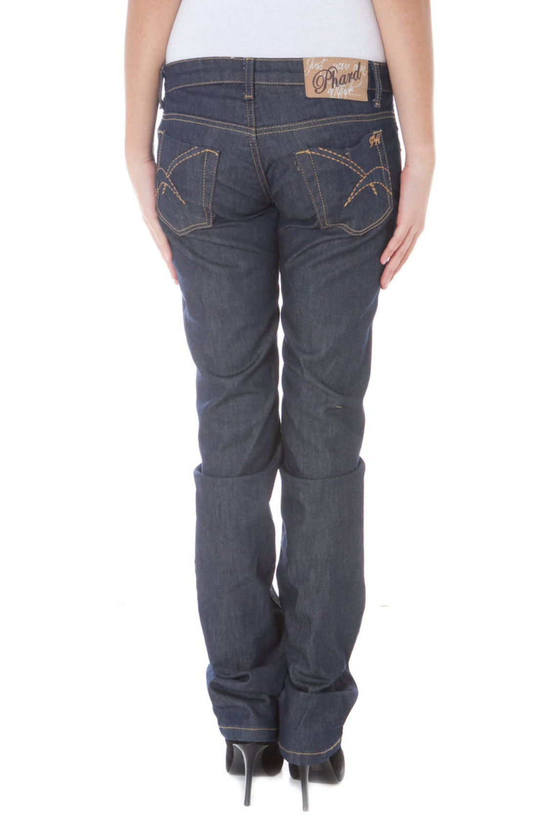 Blu woman denim denim hard jeans