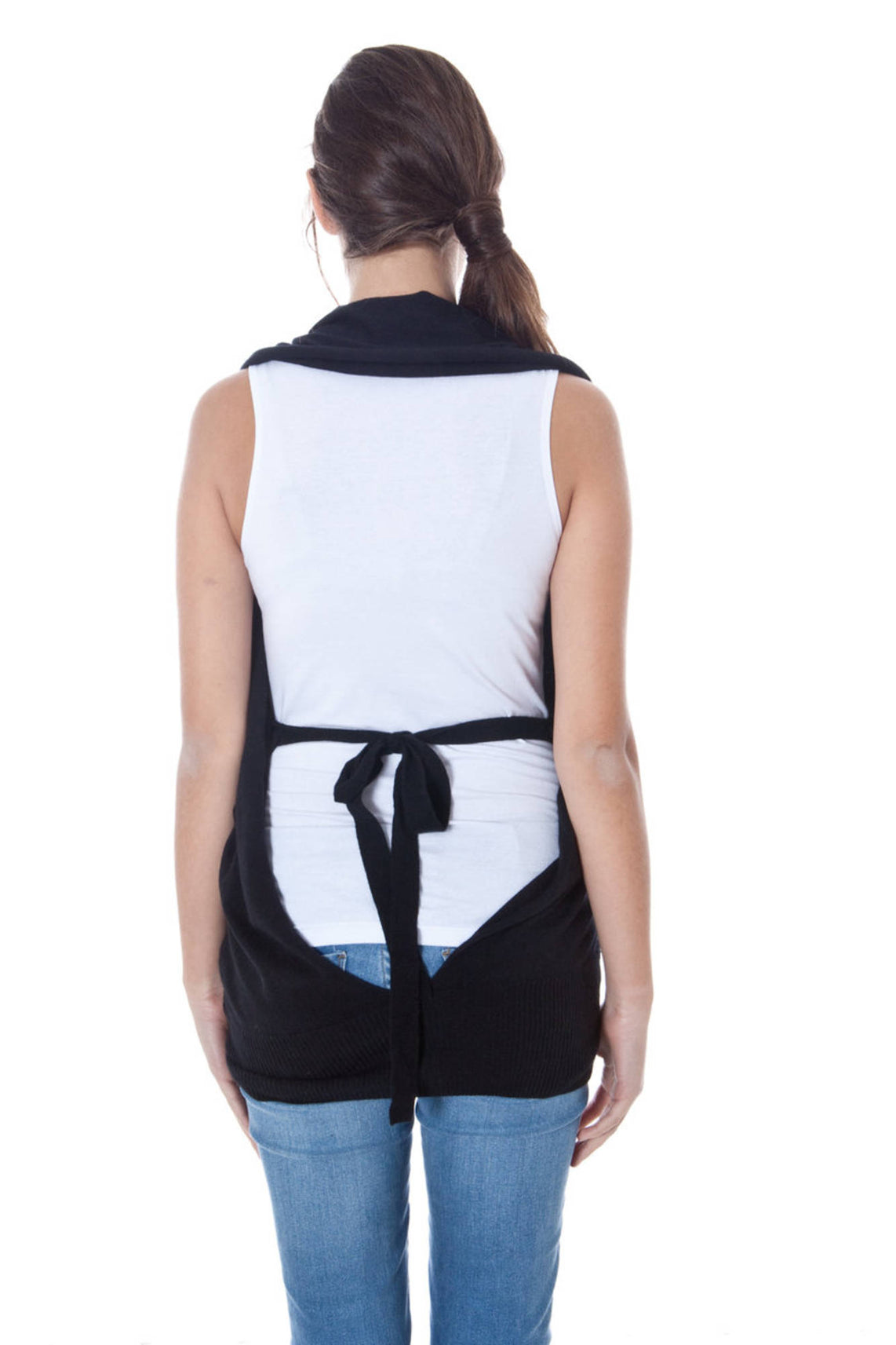 Women's black blush sweater