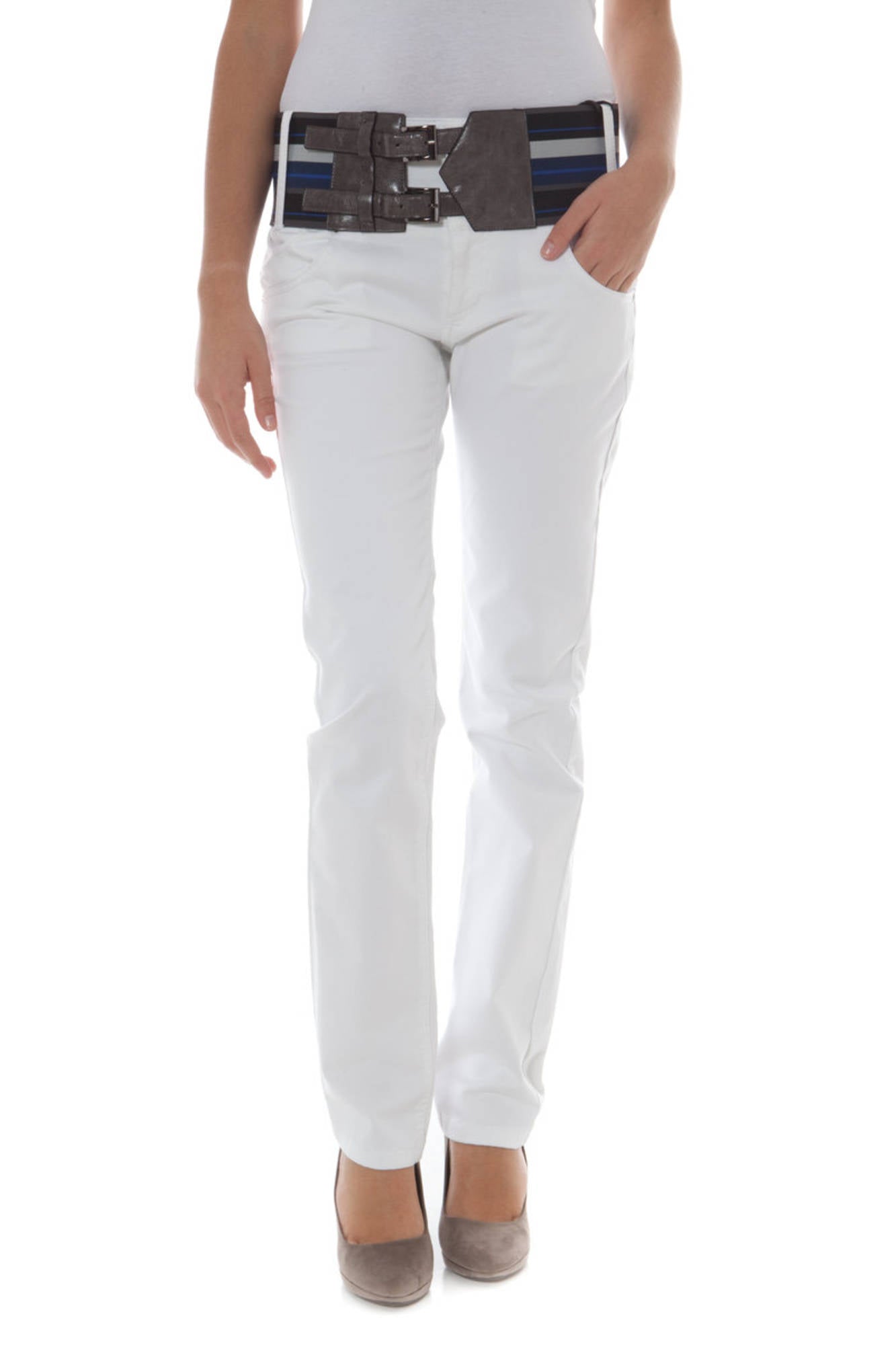 PHARD Trousers White - P1708480429404-ANDRE