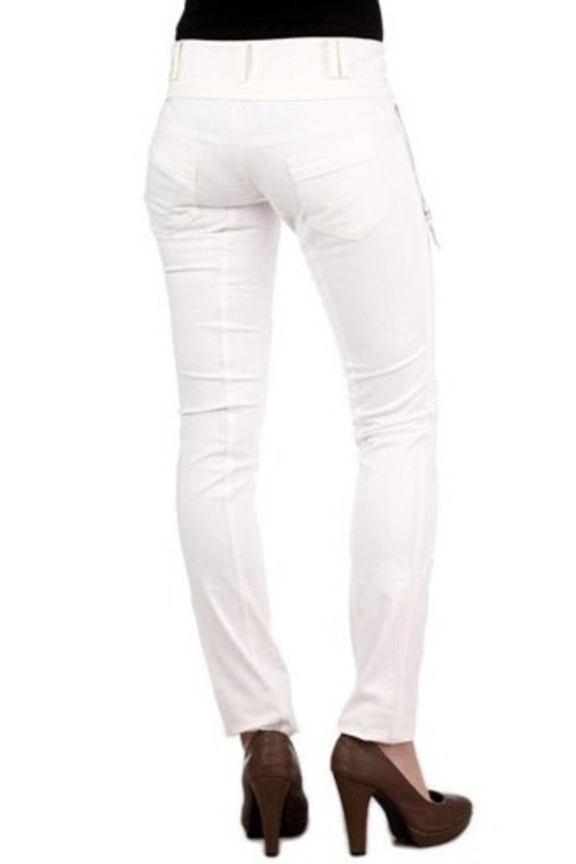 White woman trousers