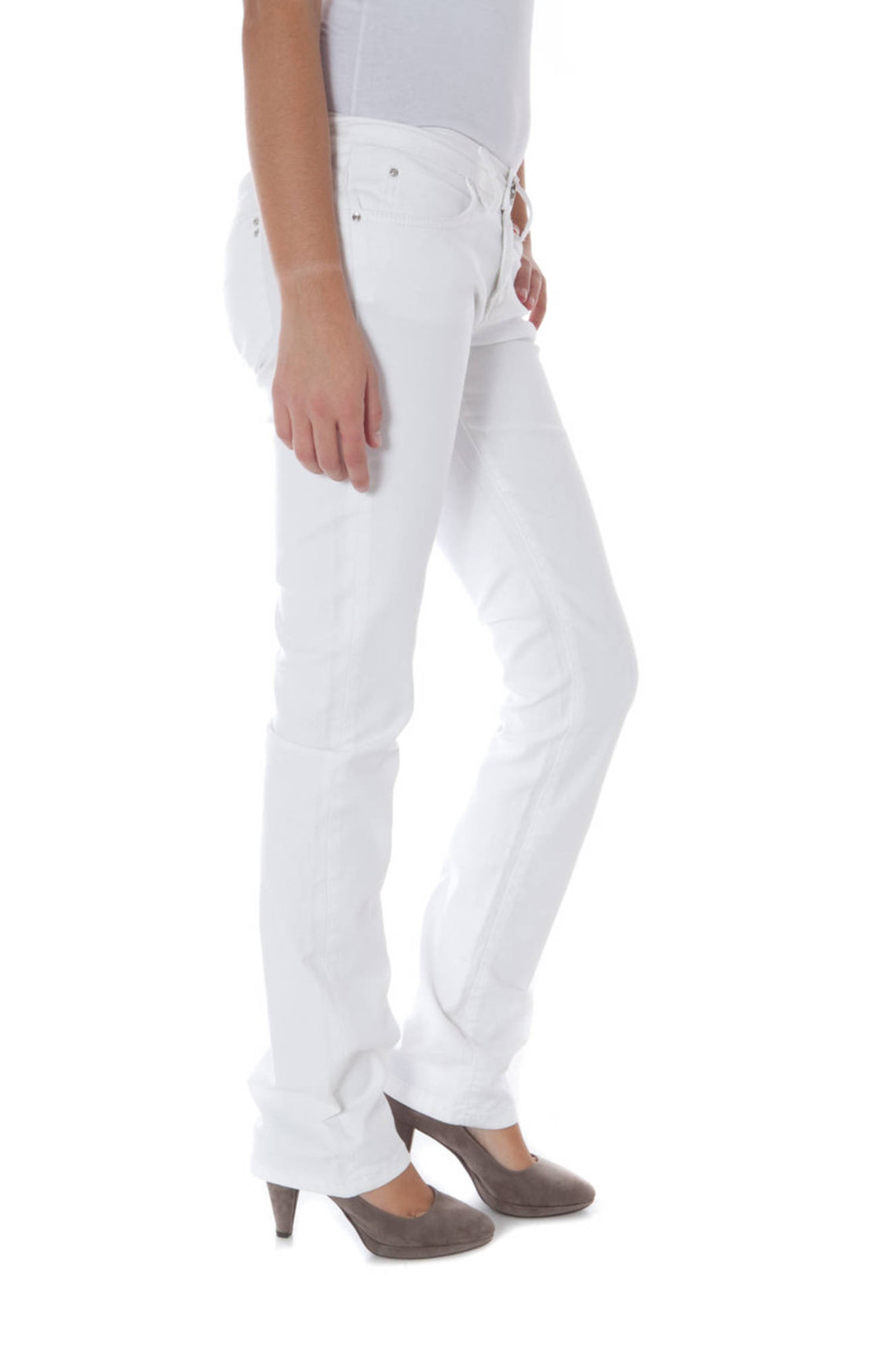 White woman trousers