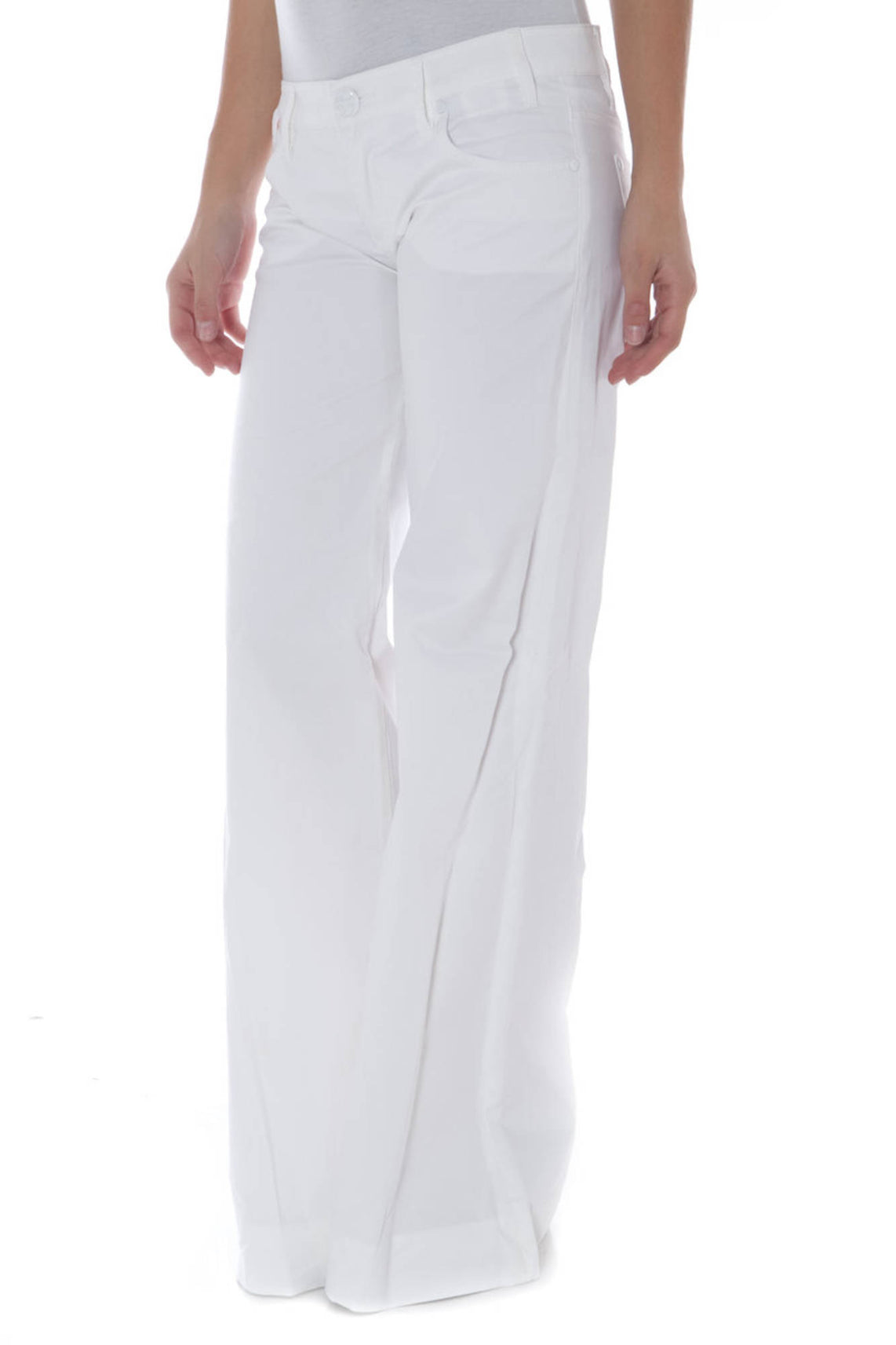 White woman trousers