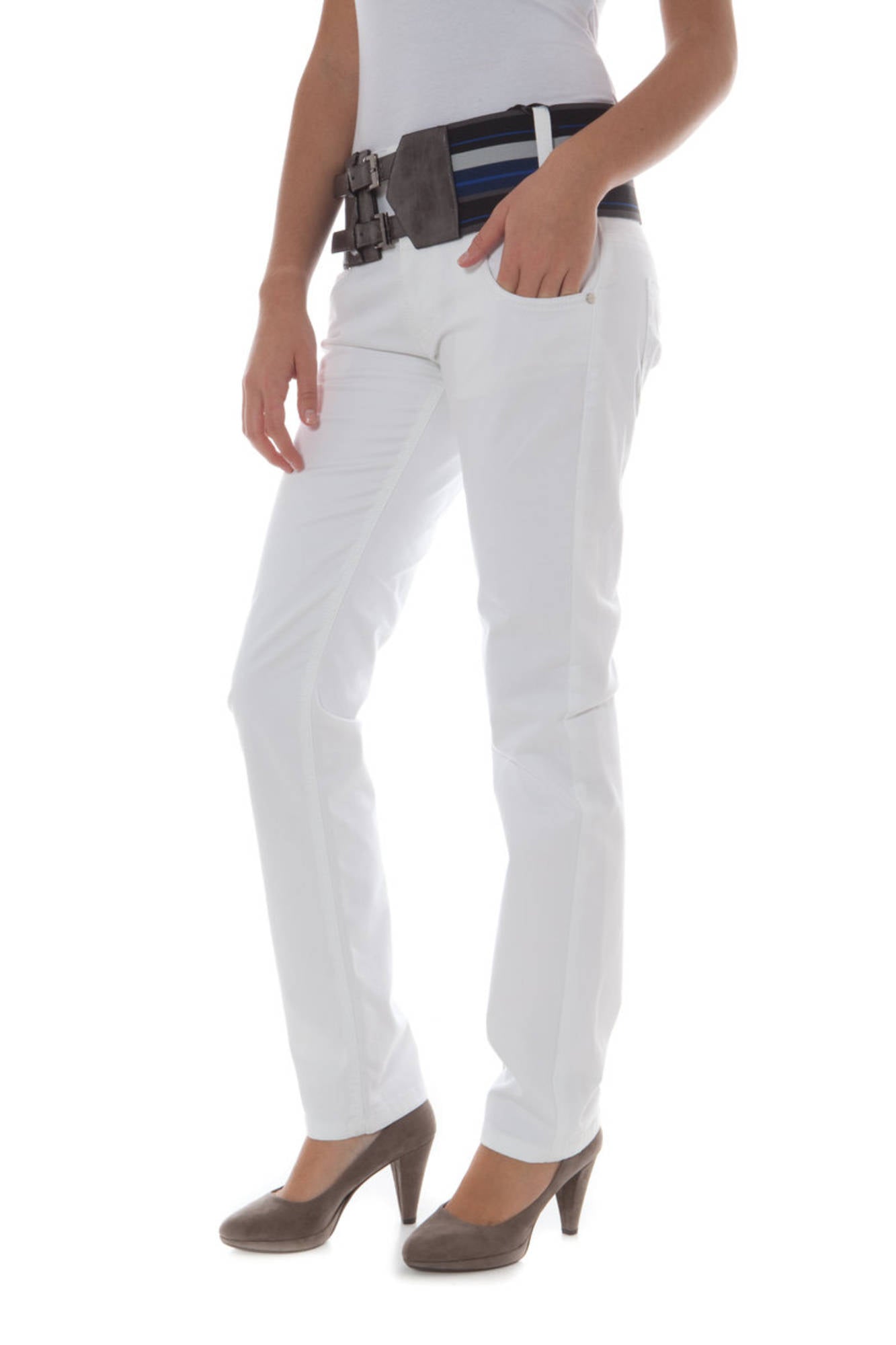 PHARD Trousers White - P1708480429404-ANDRE