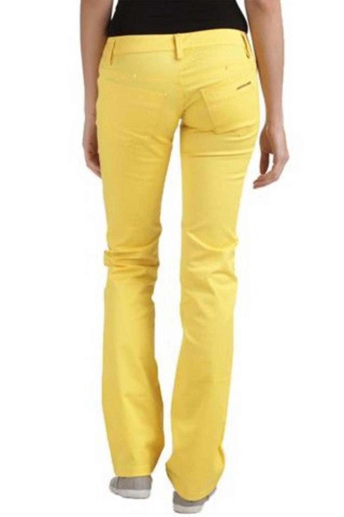 Yellow woman trousers