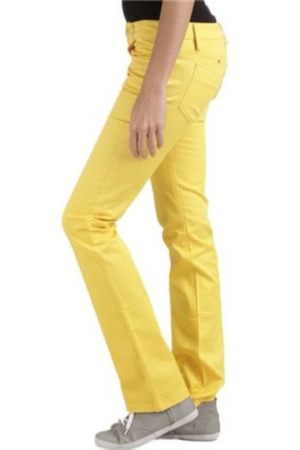 Yellow woman trousers