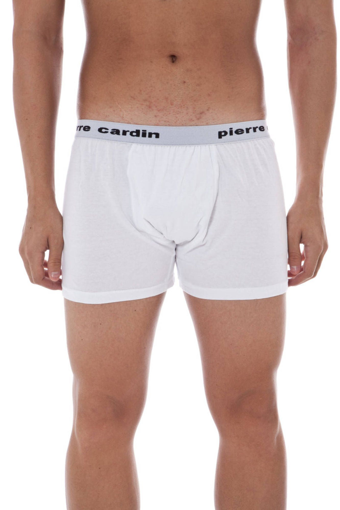 Men's white boxer