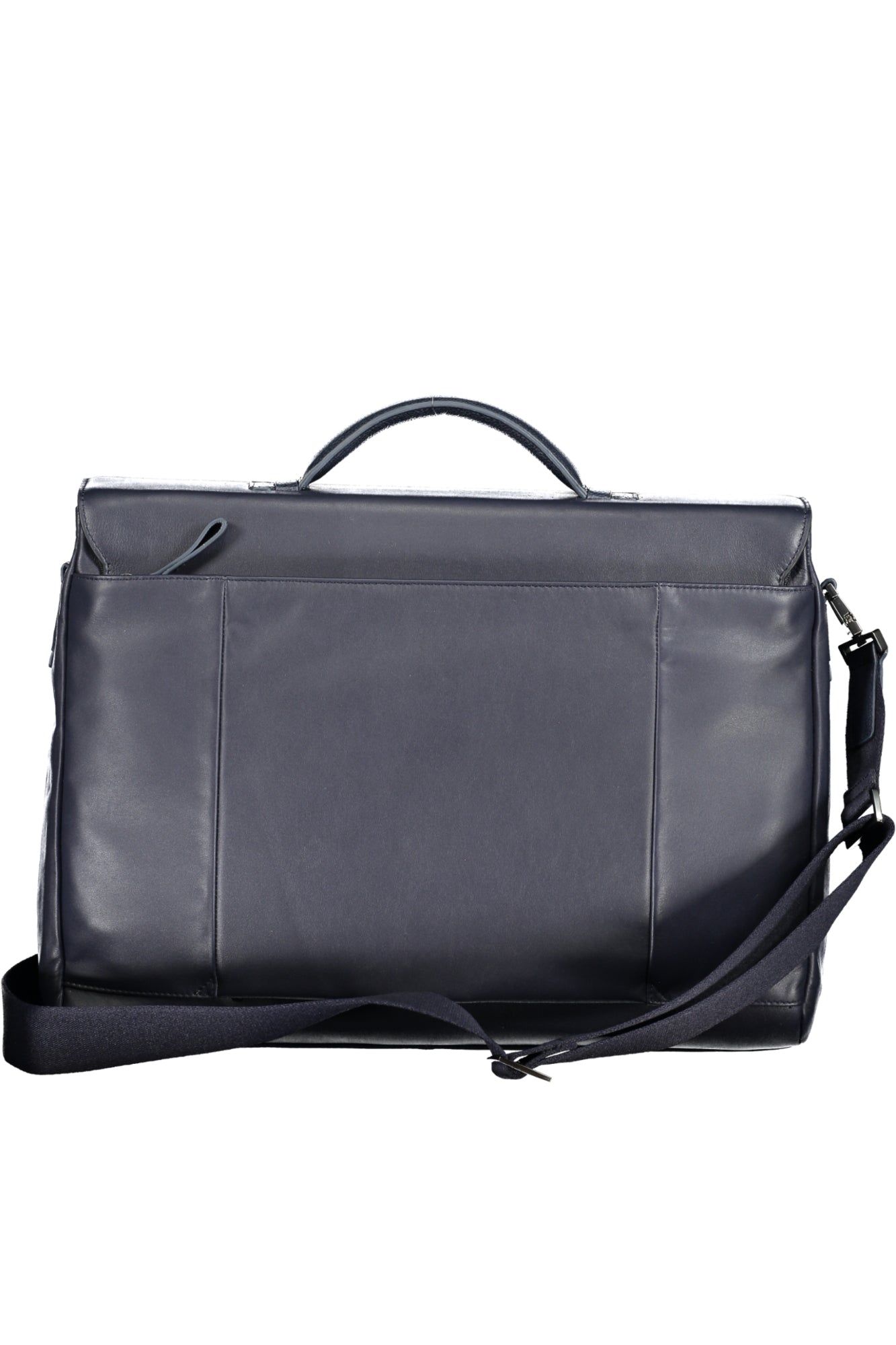 Blue man's briefcase