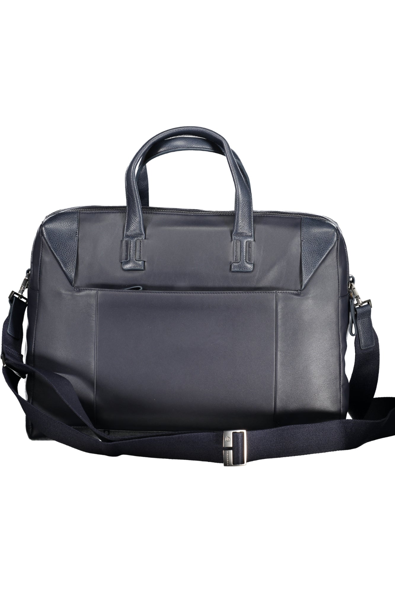 Blue man's briefcase