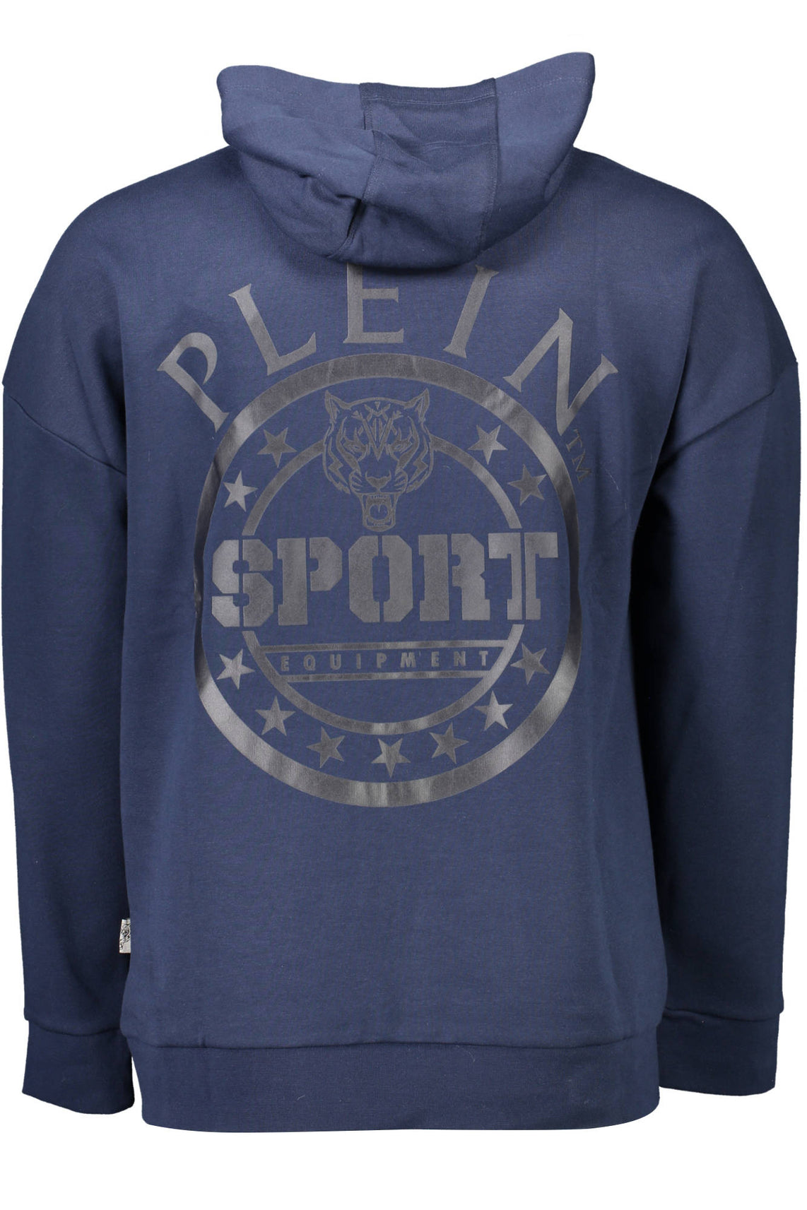 Men's blue sweatshirt with zip