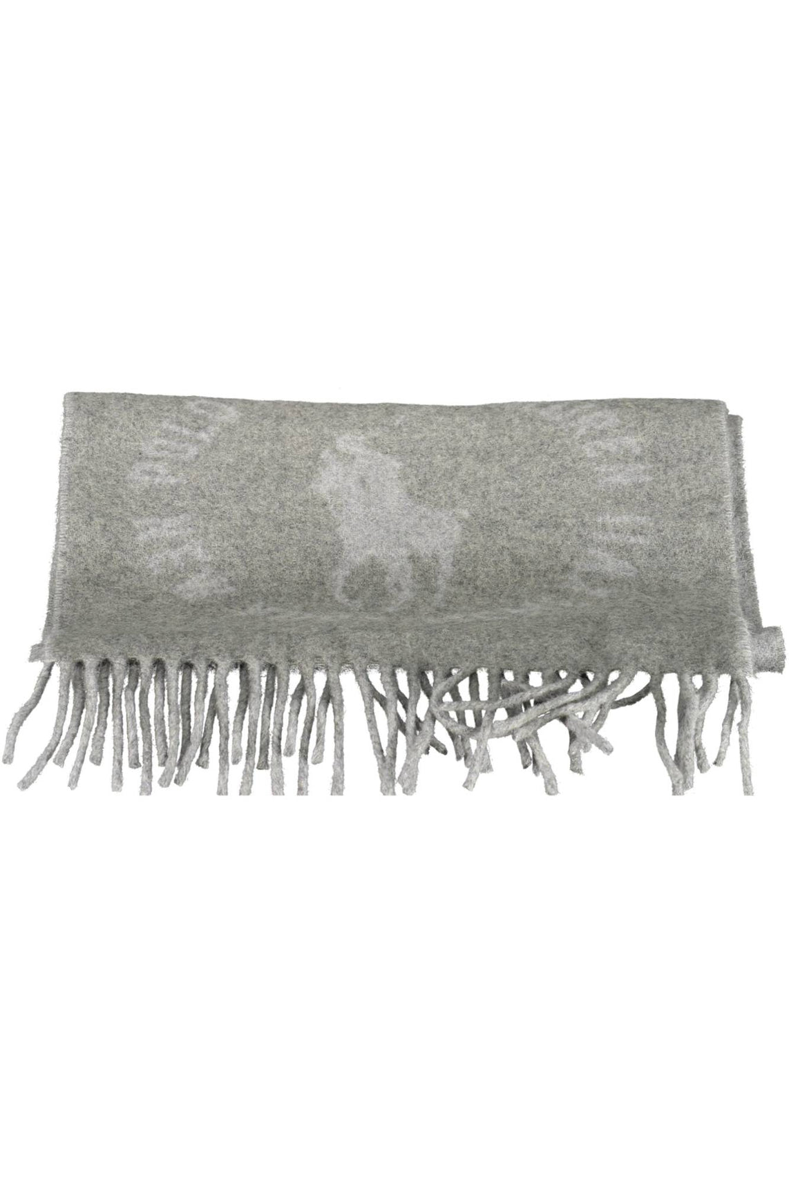Gray men's scarf