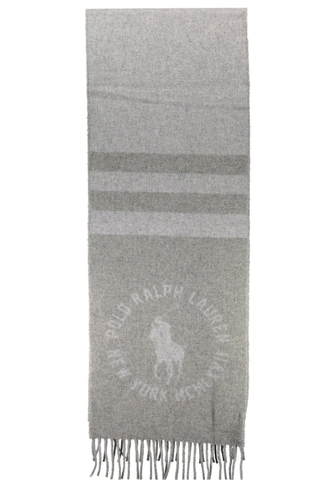 Gray men's scarf