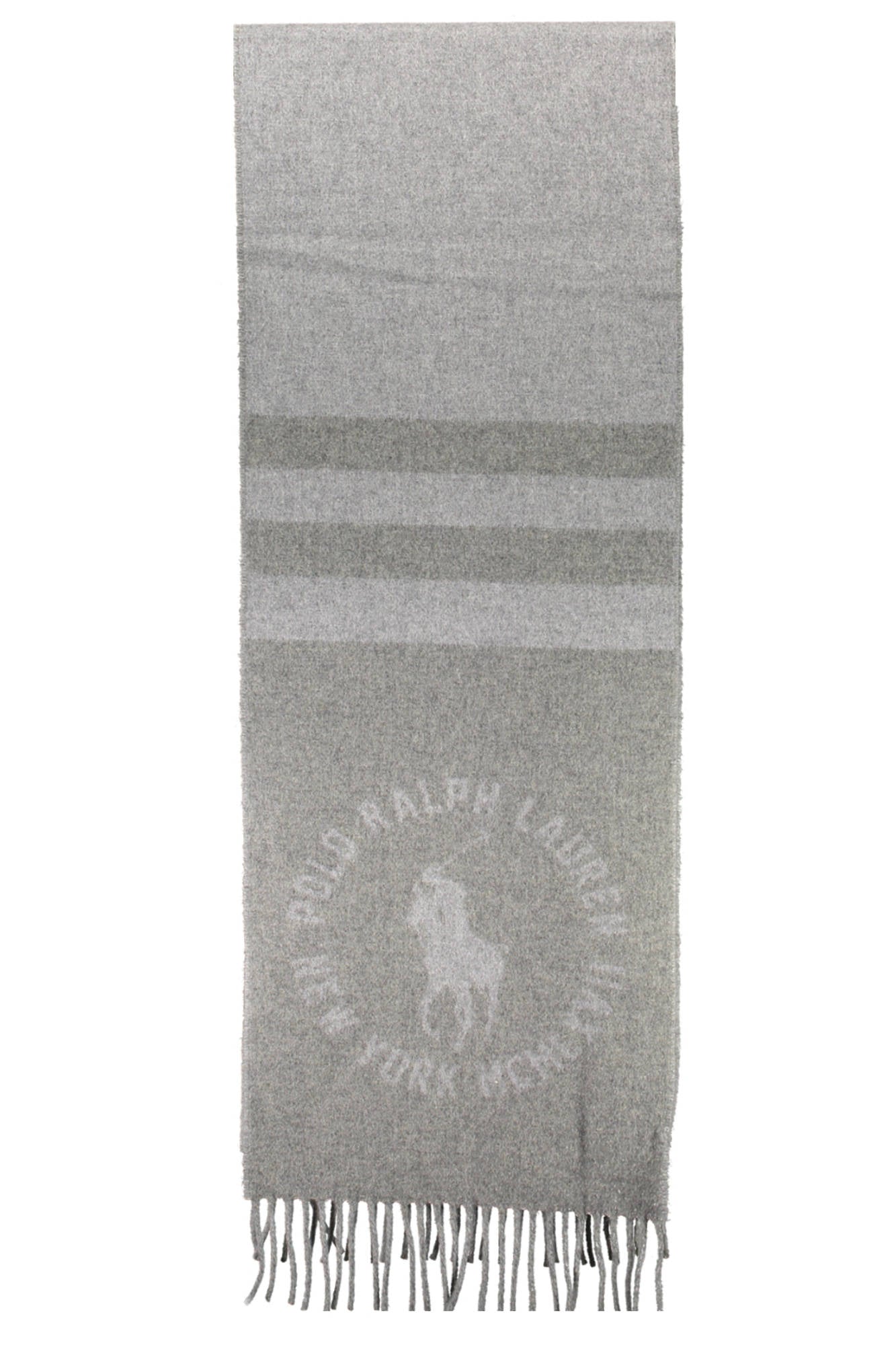 Gray men's scarf