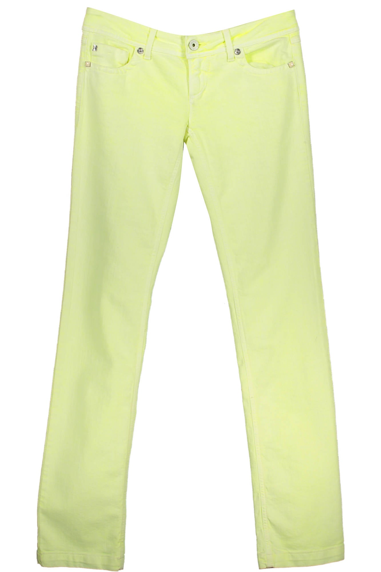 RE-START Trousers Yellow - NAYLON