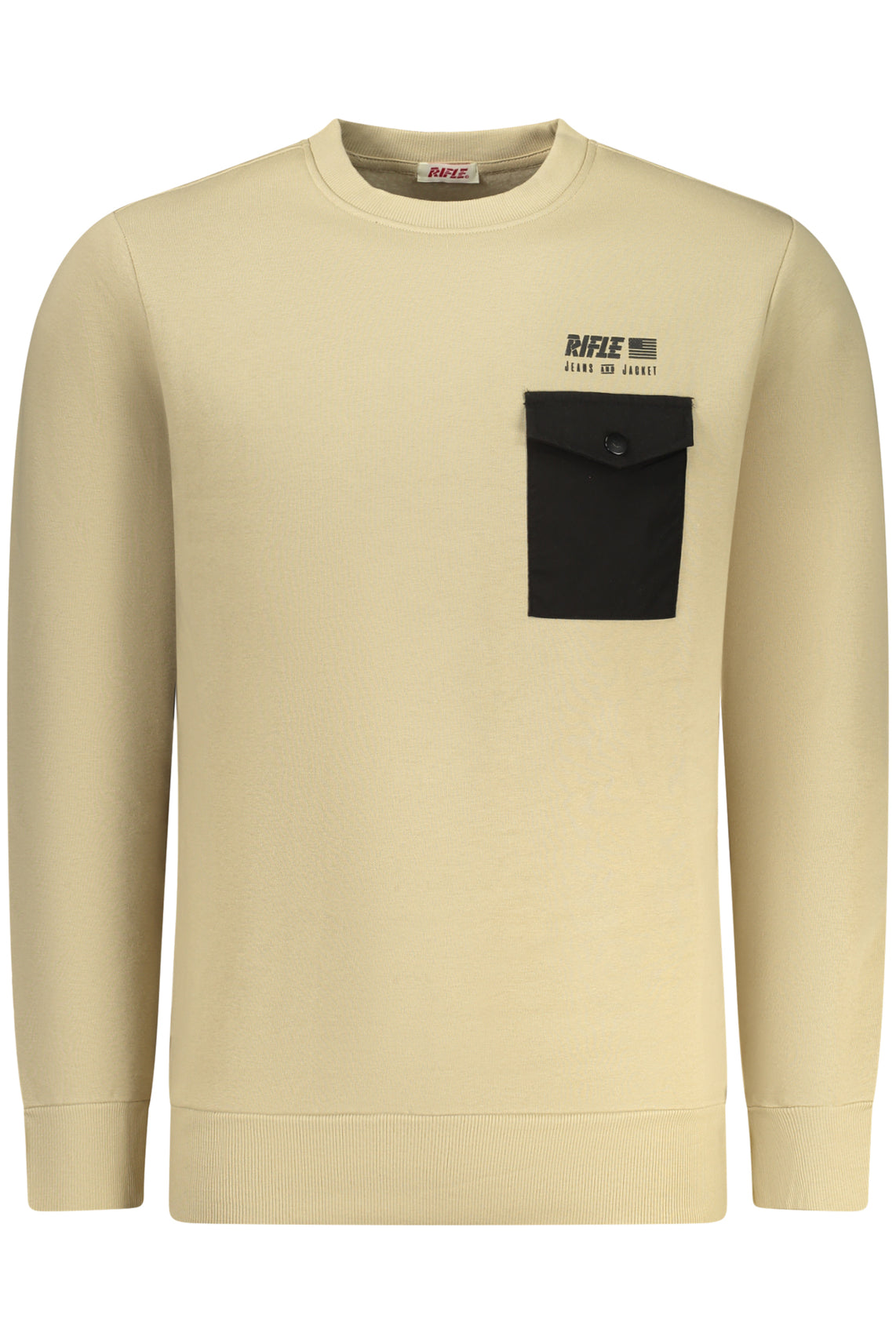 RIFLE Sweatshirts Beige - RFF410