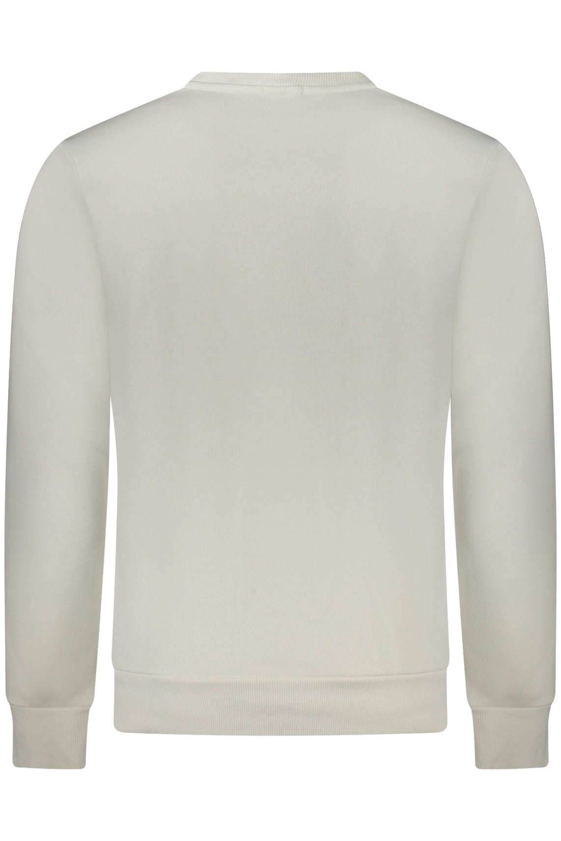 Felpa senza zip uomo bianco