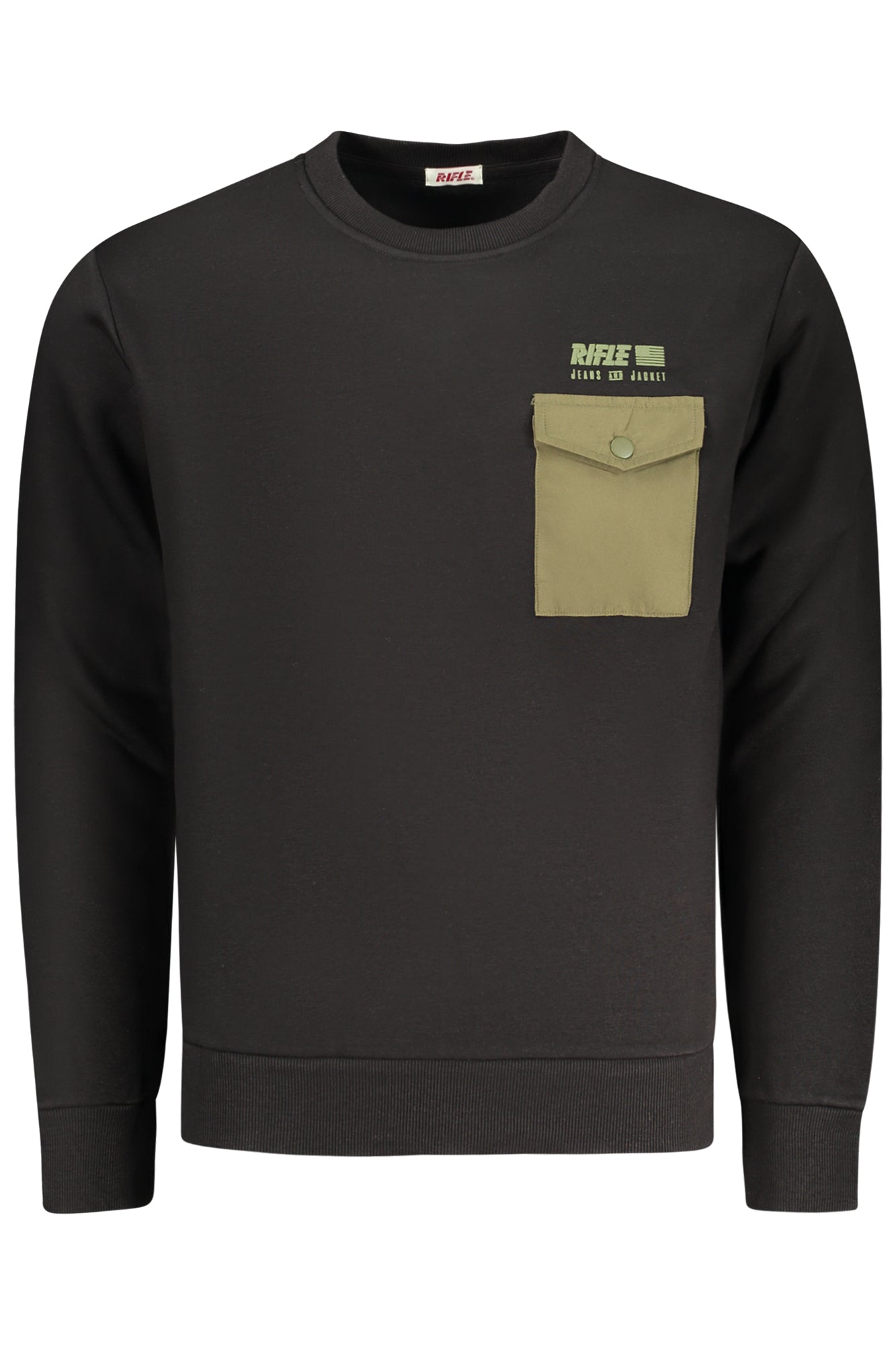 RIFLE Sweatshirts Black - RFF410