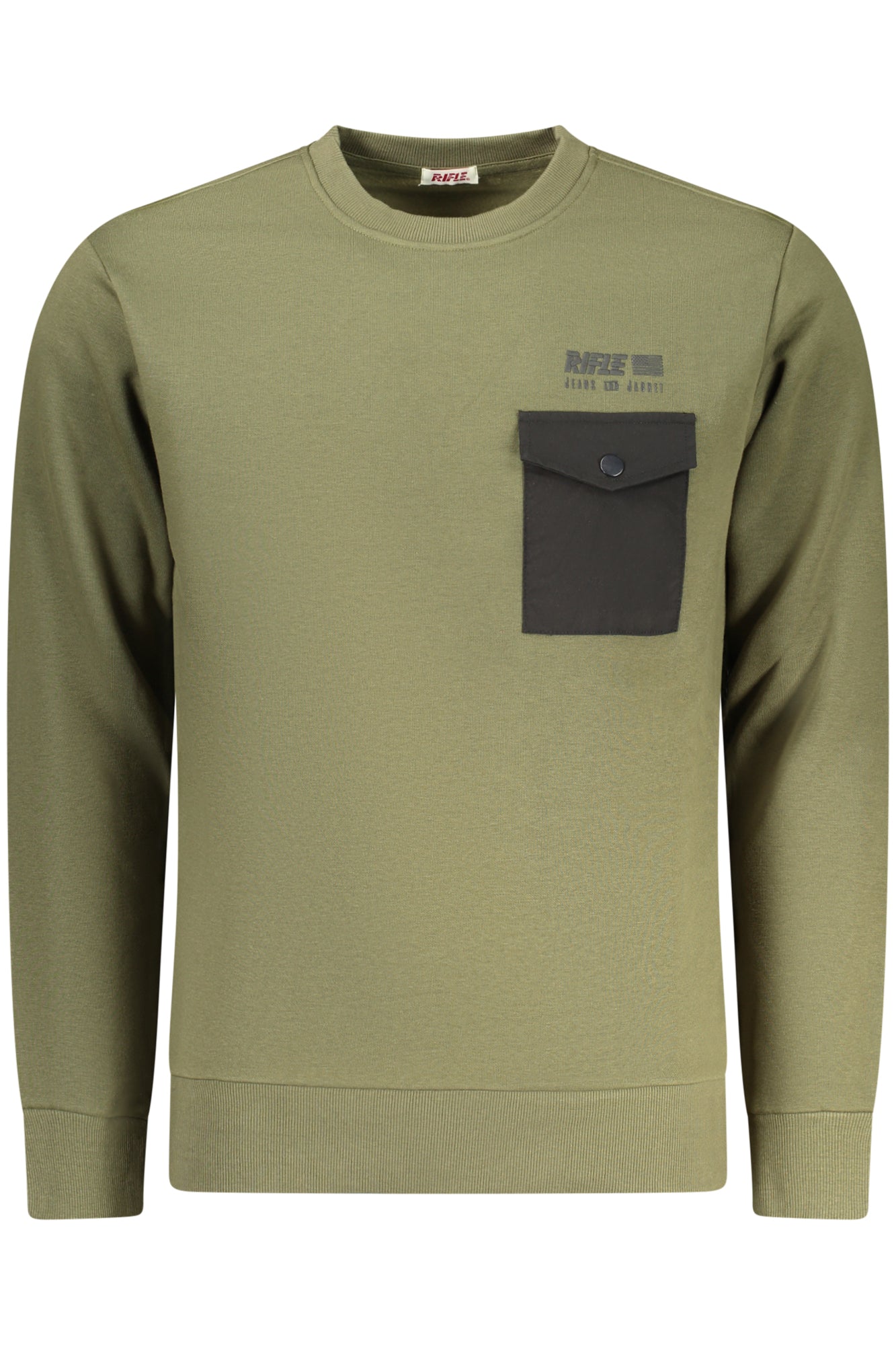 RIFLE Sweatshirts Green - RFF410