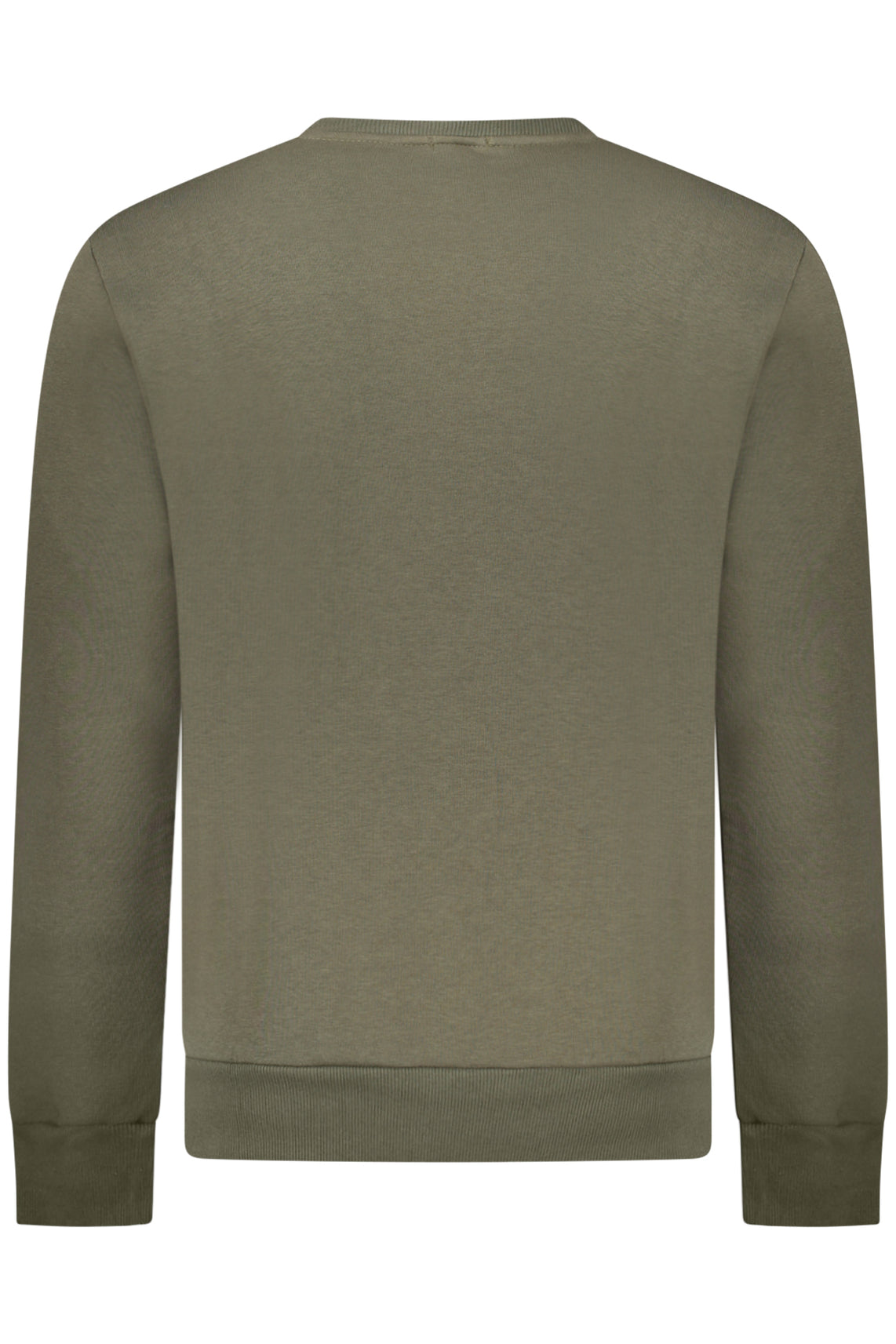 Felpa senza zip uomo verde