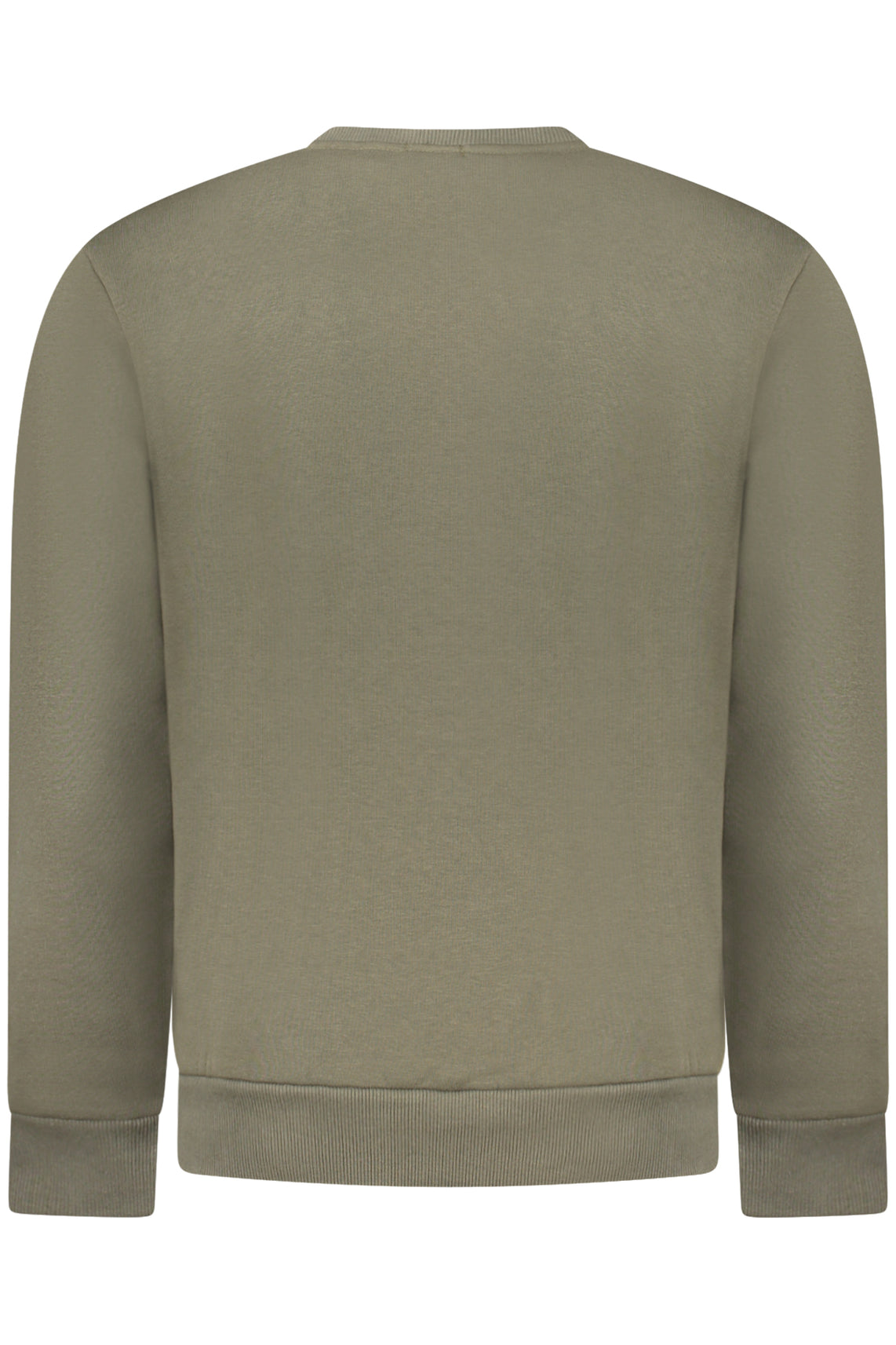 Felpa senza zip uomo verde