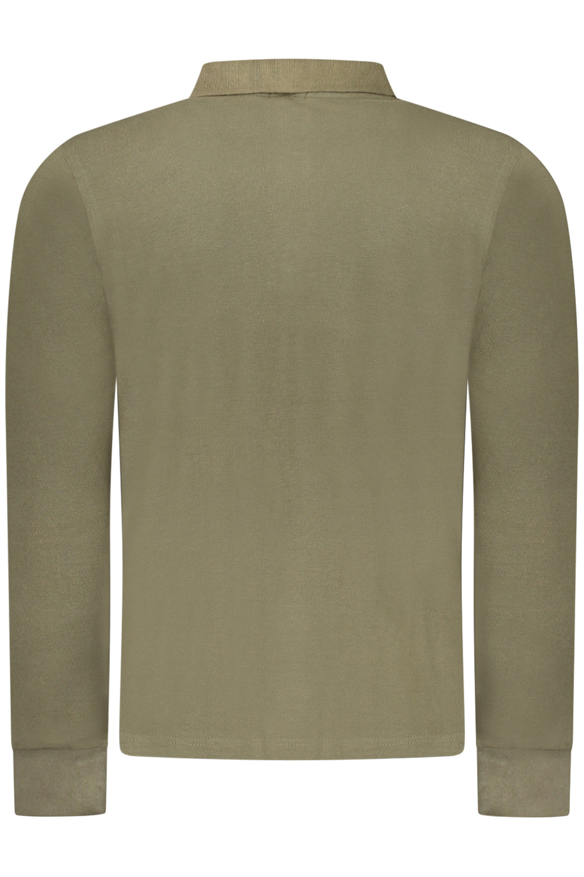 Polo long sleeve men green