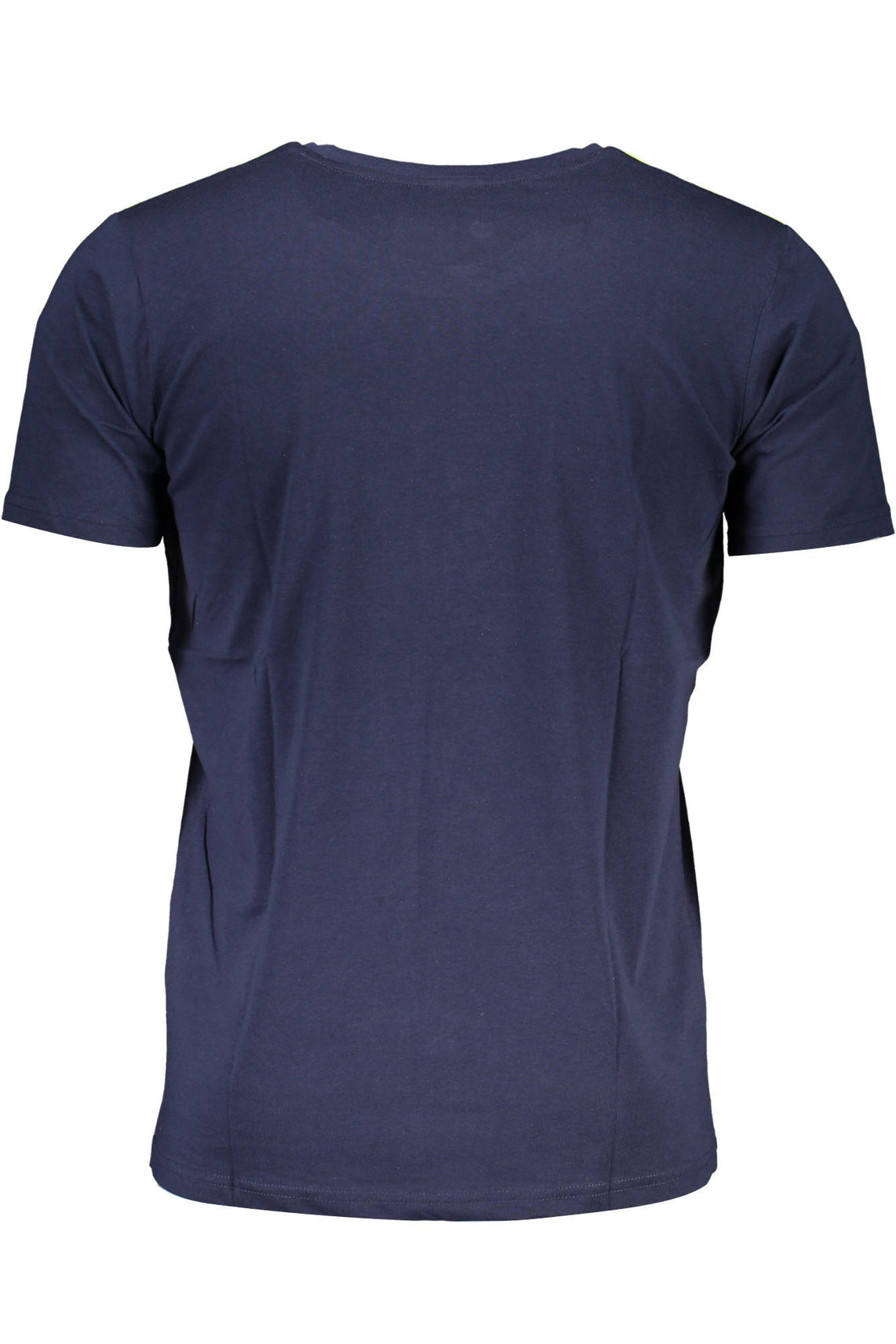 Blue men's short sleeved t-shirt