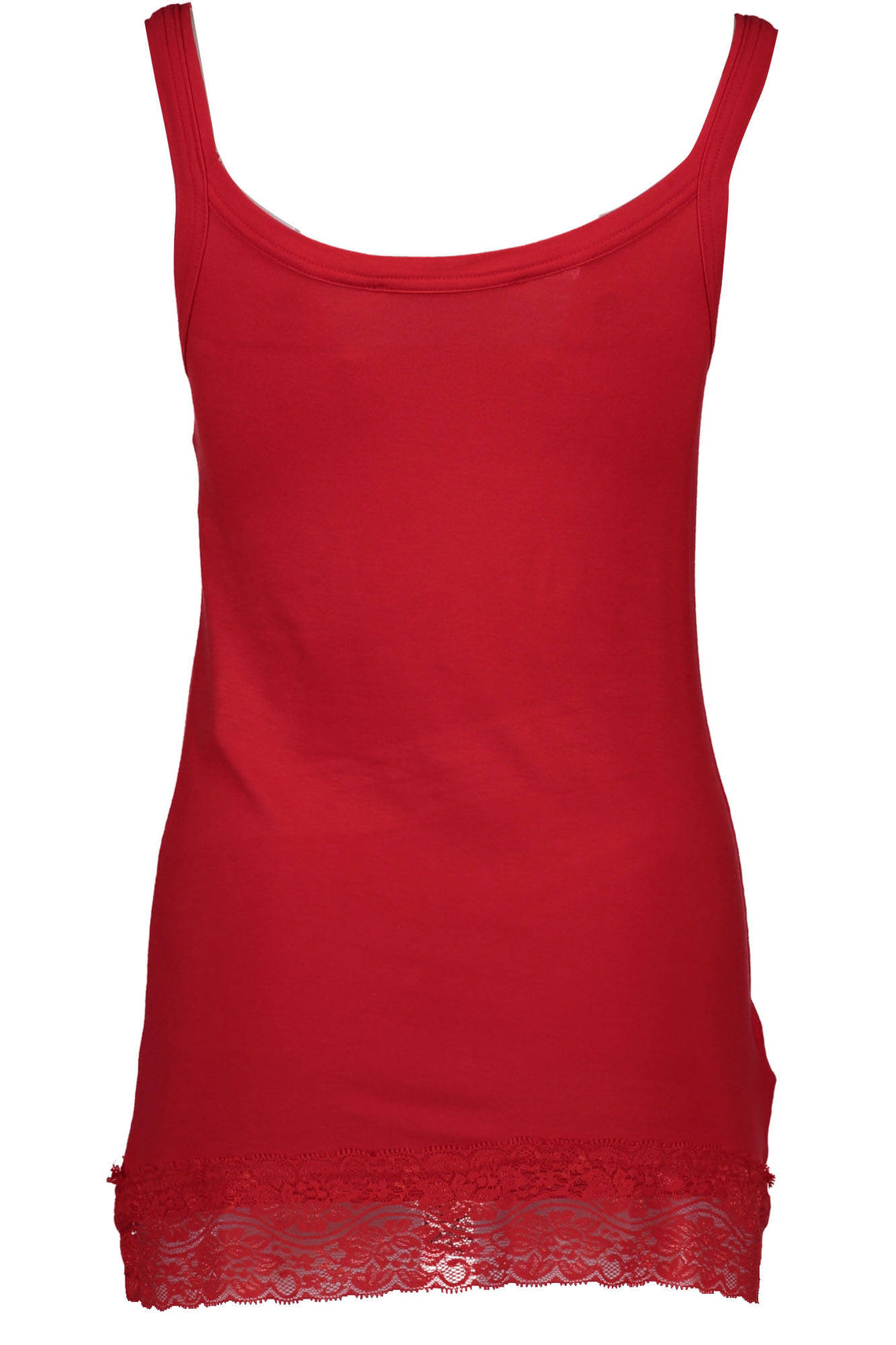 Women's red tank top