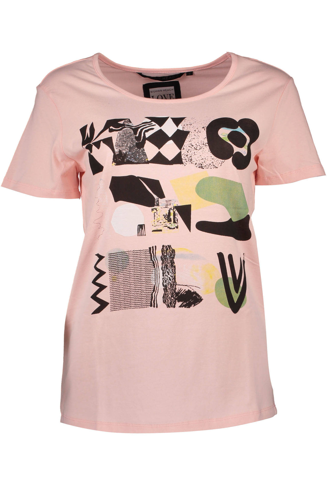 SILVIAN HEACH T-Shirts Pink - PGP16768TS-NW-BOSIAG