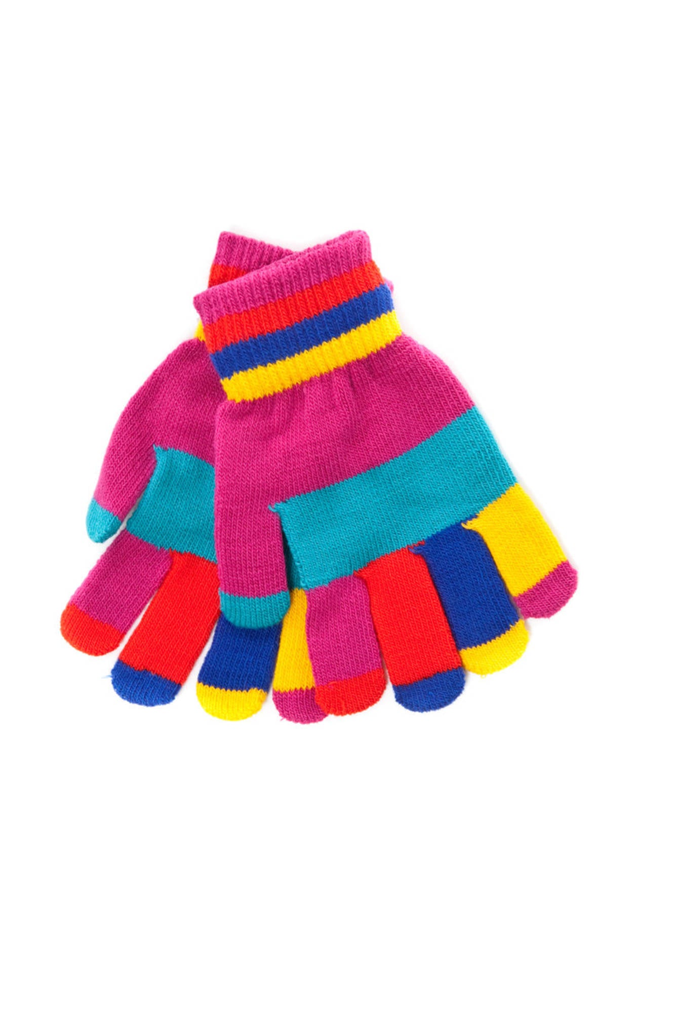 Pink unisex gloves