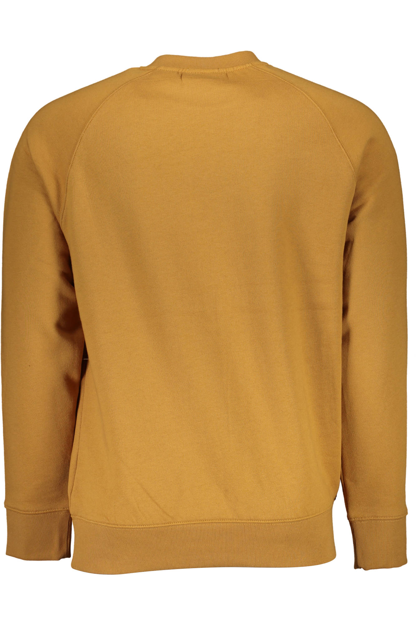Men's brown zipless sweatshirt