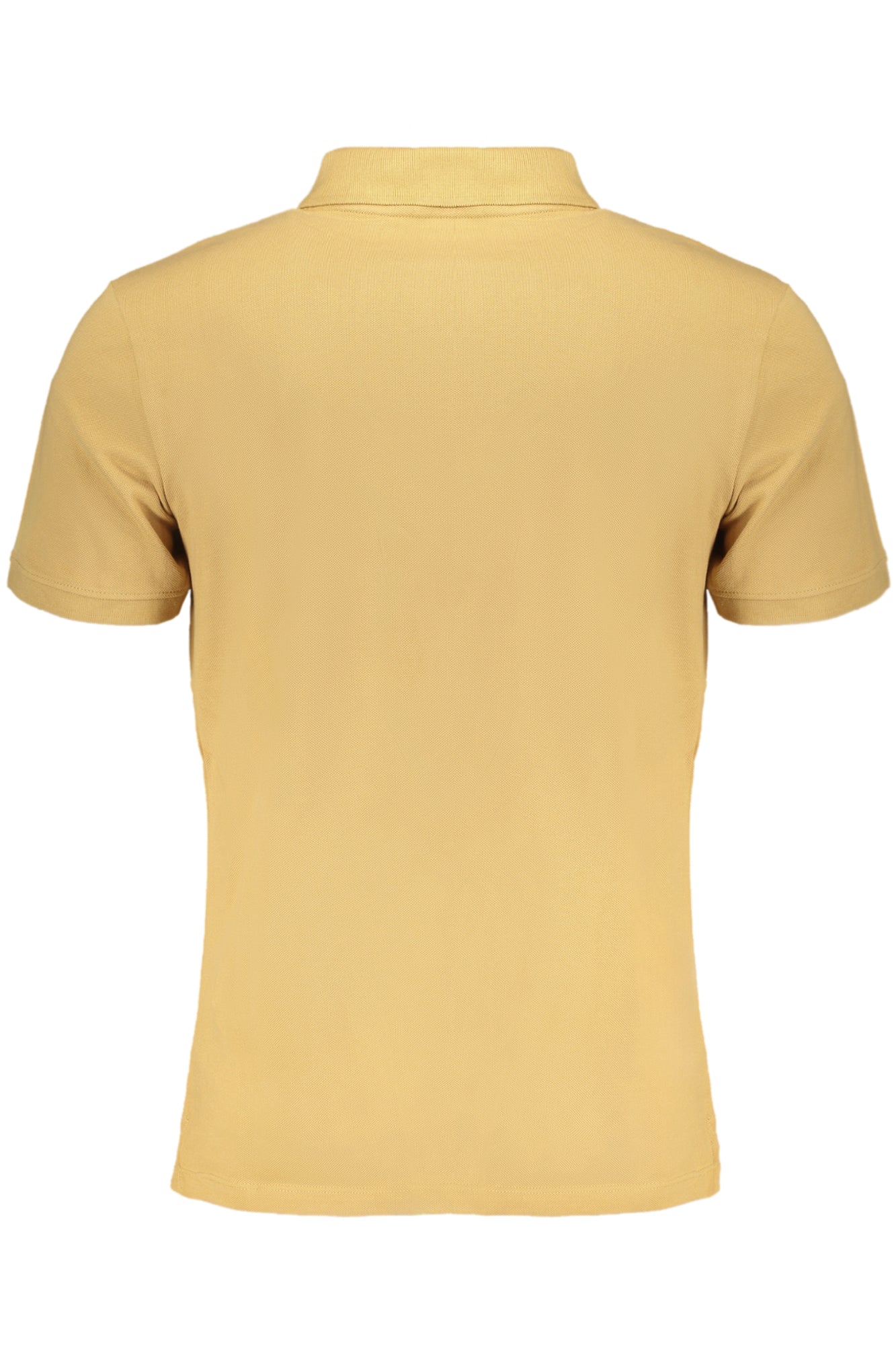 Men's short sleeved polo shirt beige
