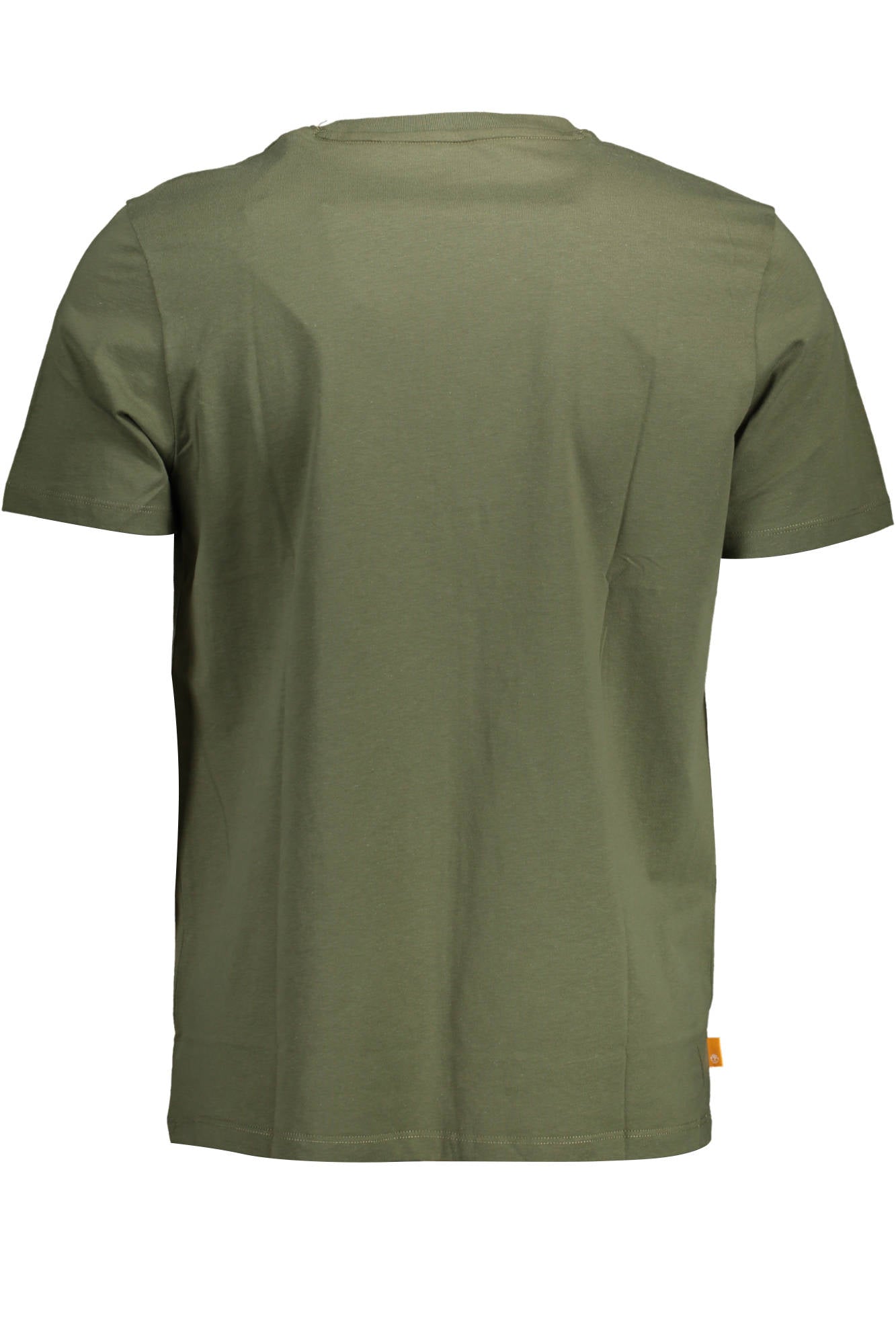 Green men's short sleeve t-shirt