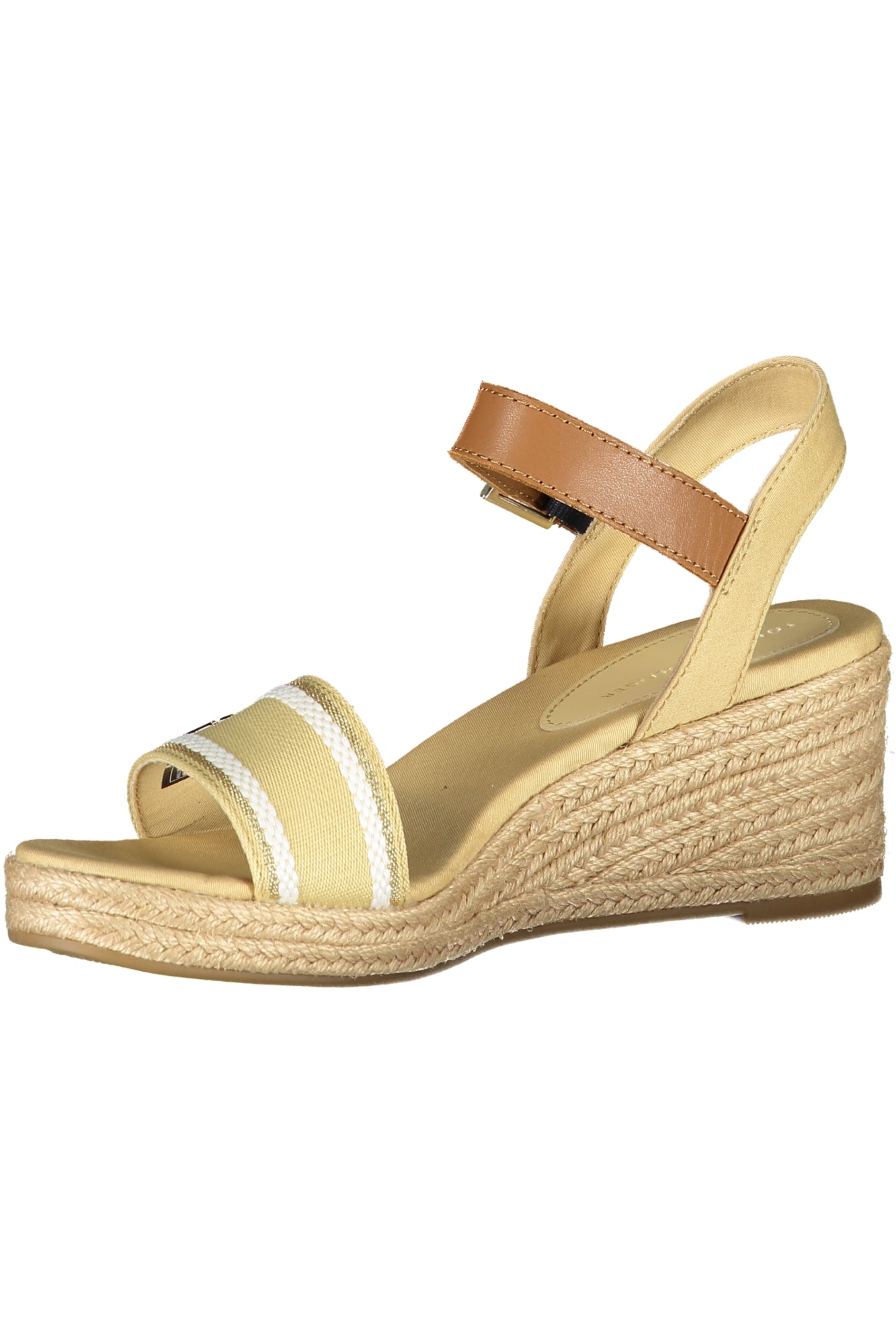 Beige women's sandal shoe
