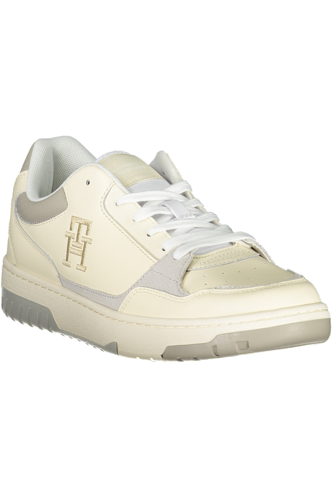 Beige men's sports shoes