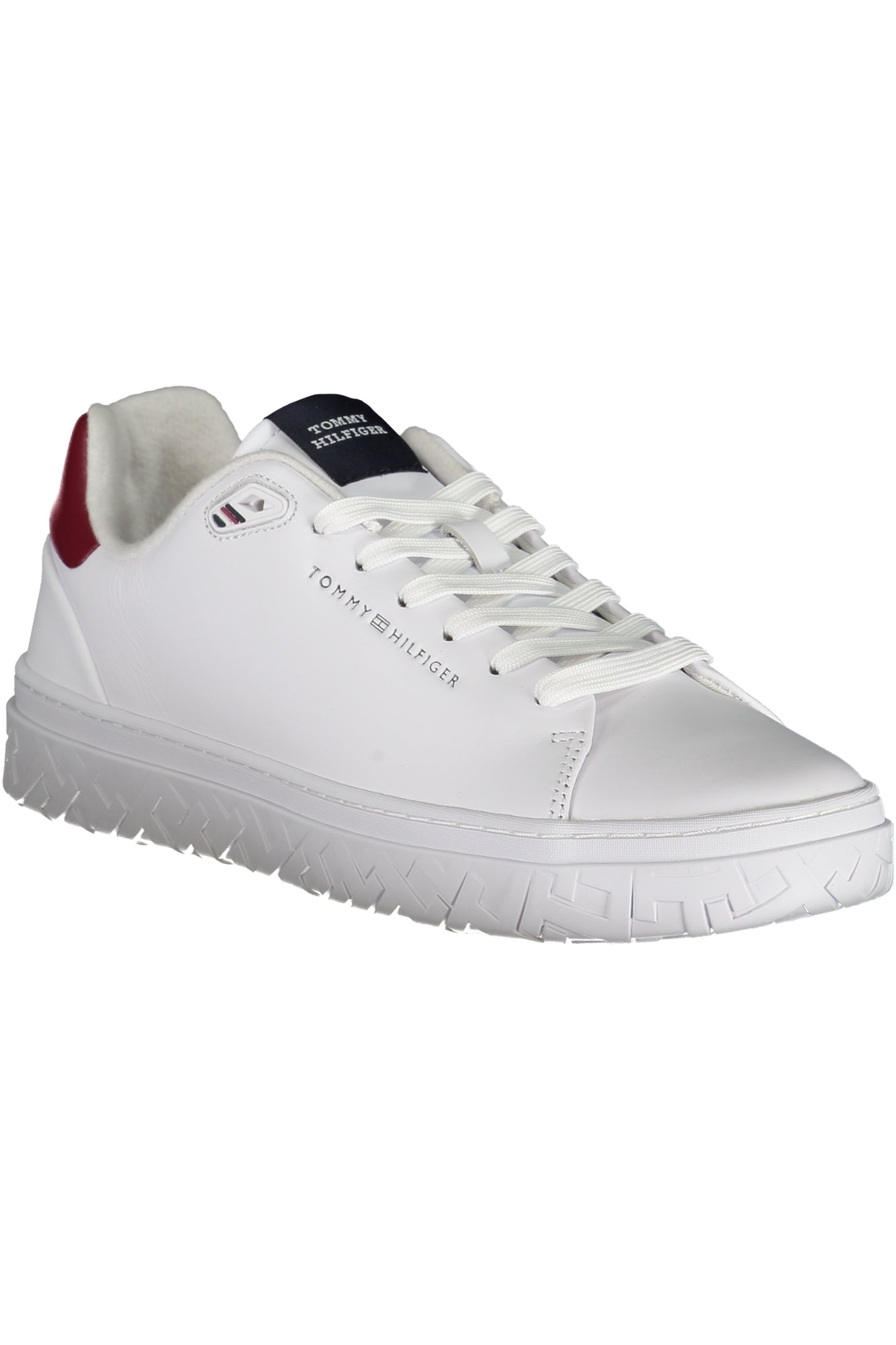Men's white sports shoes