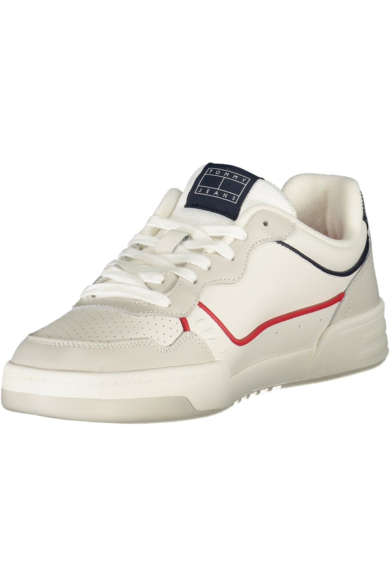 TOMMY HILFIGER TOMMY HILFIGER MEN'S WHITE SPORTS SHOES - White