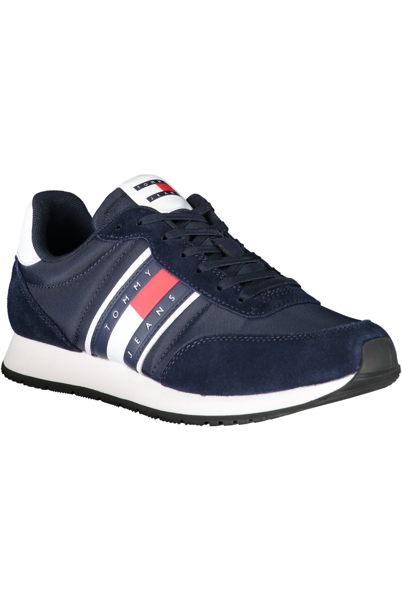 Blue men's sports shoes