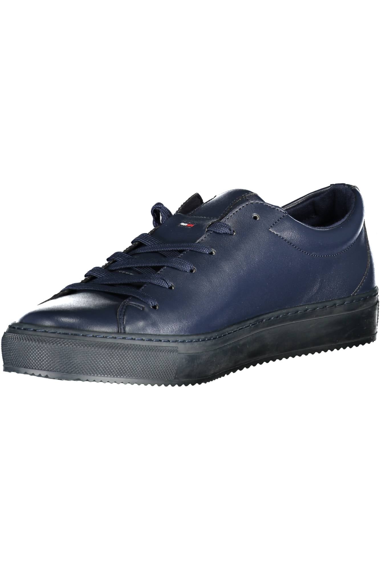 Blue men's sports shoes