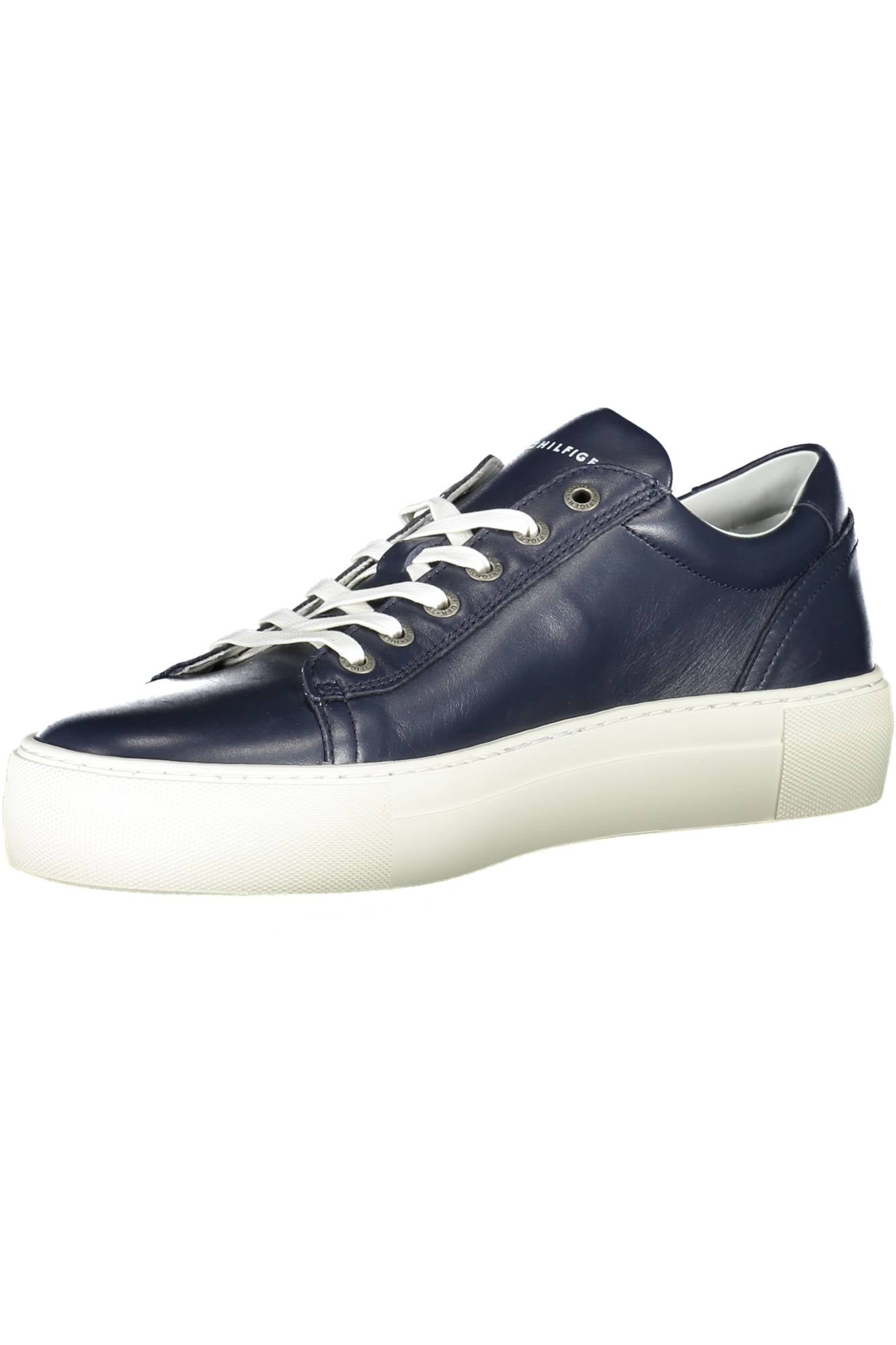 Blue men's sports shoes