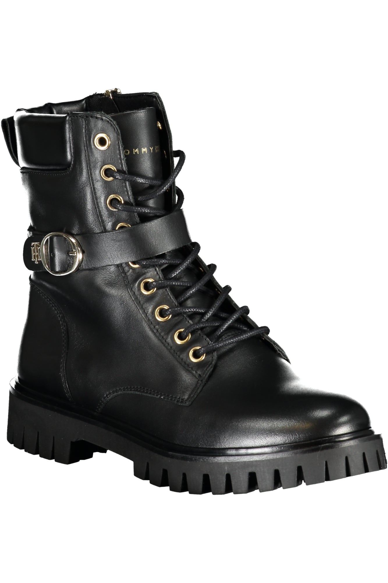 Black women's footwear boot