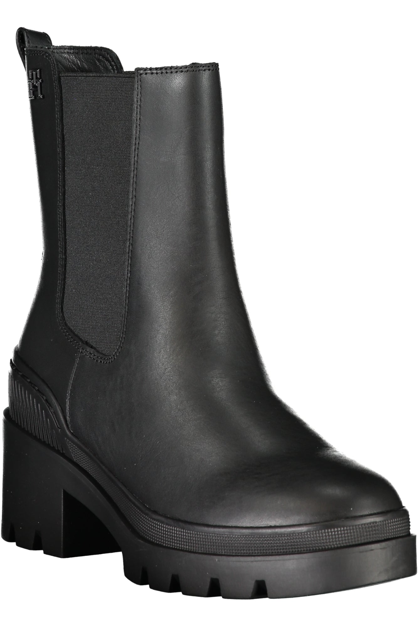 Black women's footwear boot