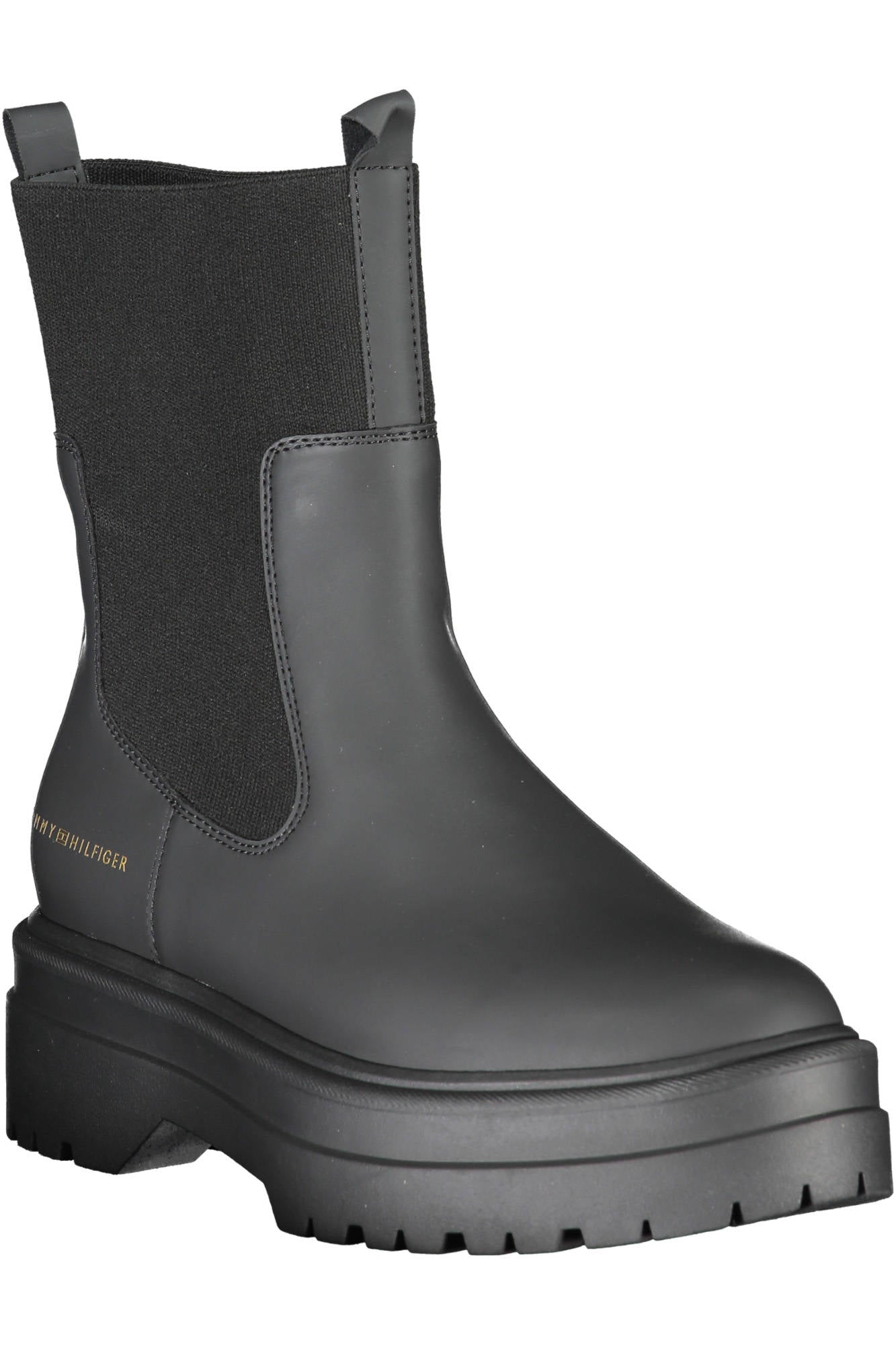Black women's footwear boot