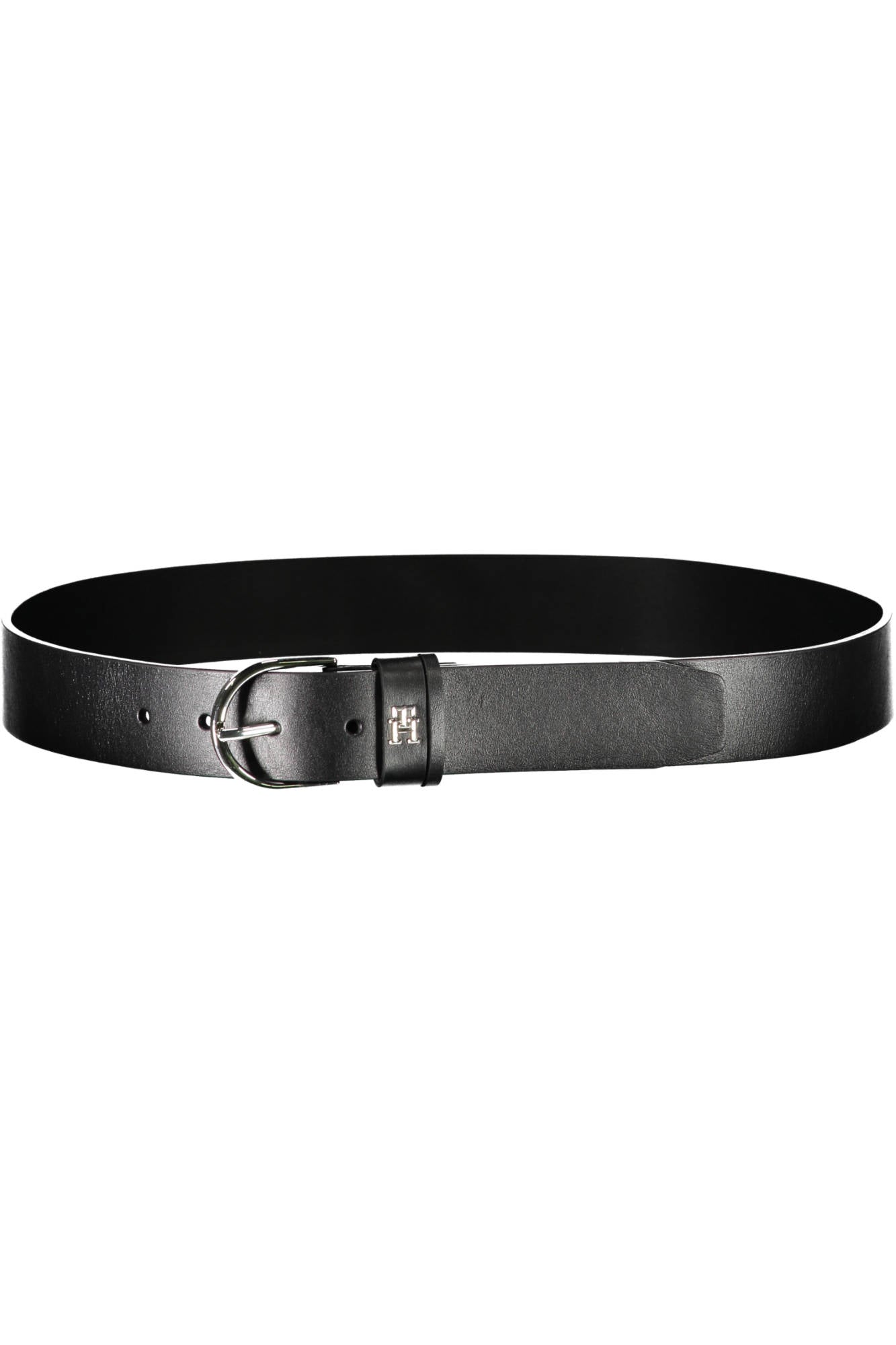 Leather belt women black