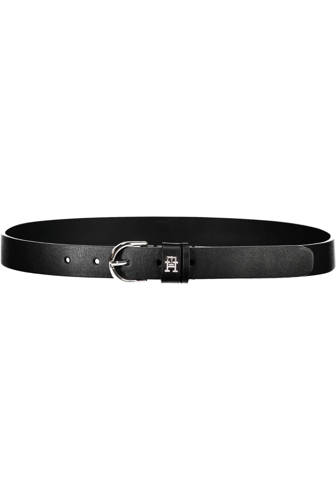 Leather belt women black
